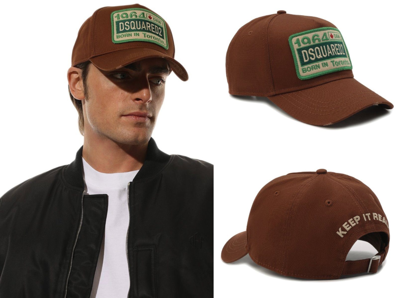 Cap Dsquared2 Baseball Dsquared2-Cap-269-Braun