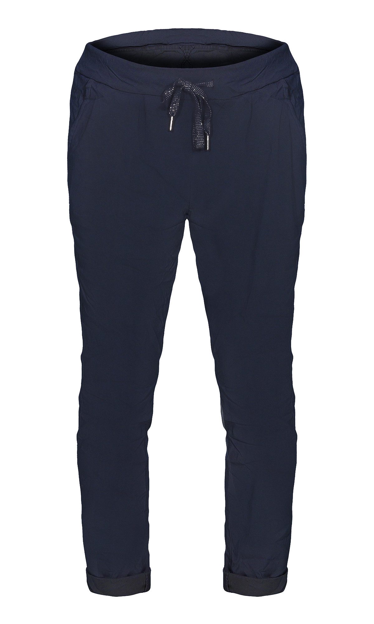 CLEO STYLE Stoffhose Damen Jogginghose 88 Dunkelblau günstig online kaufen