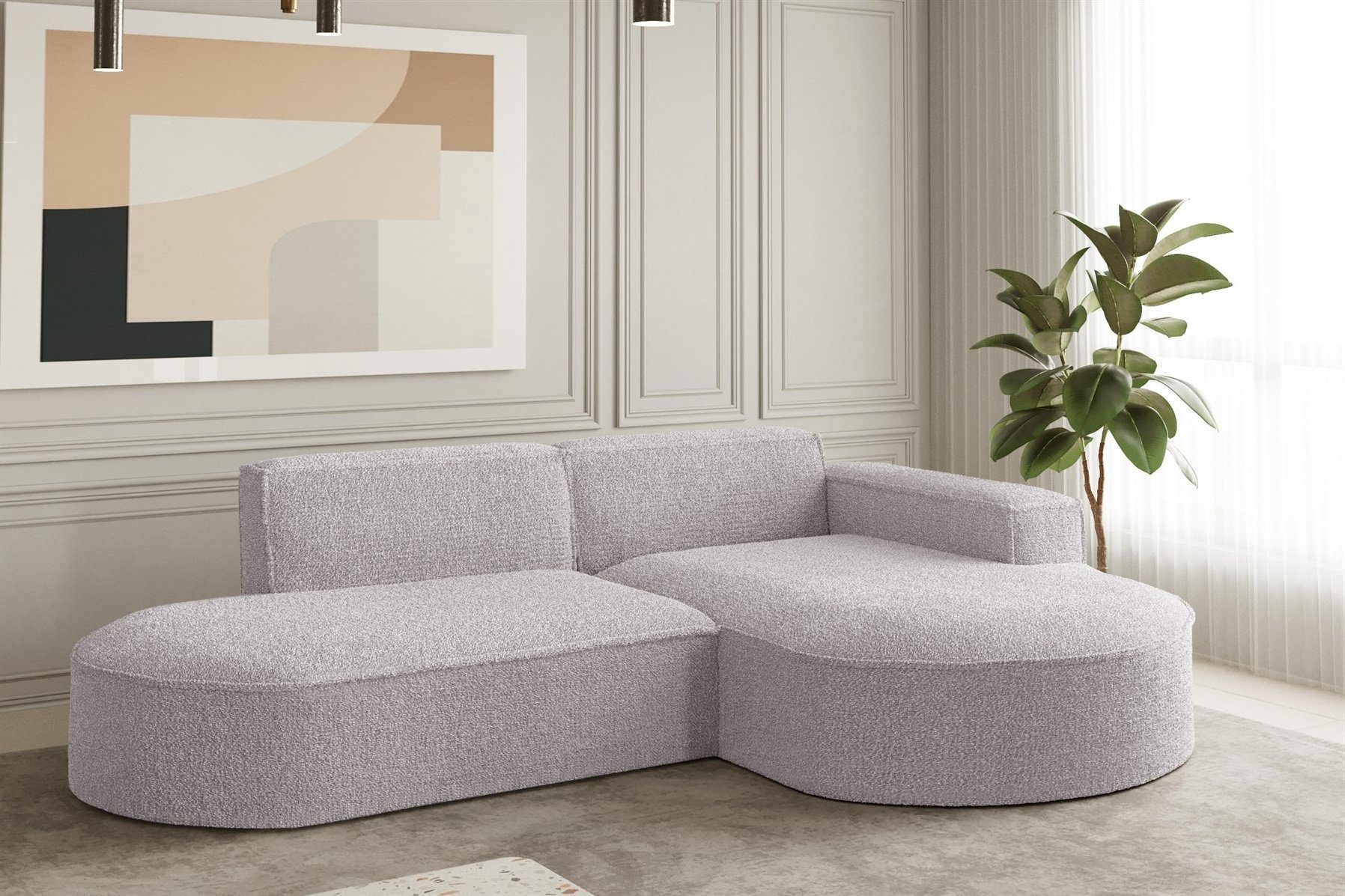 Fun Möbel Ecksofa Ecksofa Designersofa PALMA günstig online kaufen