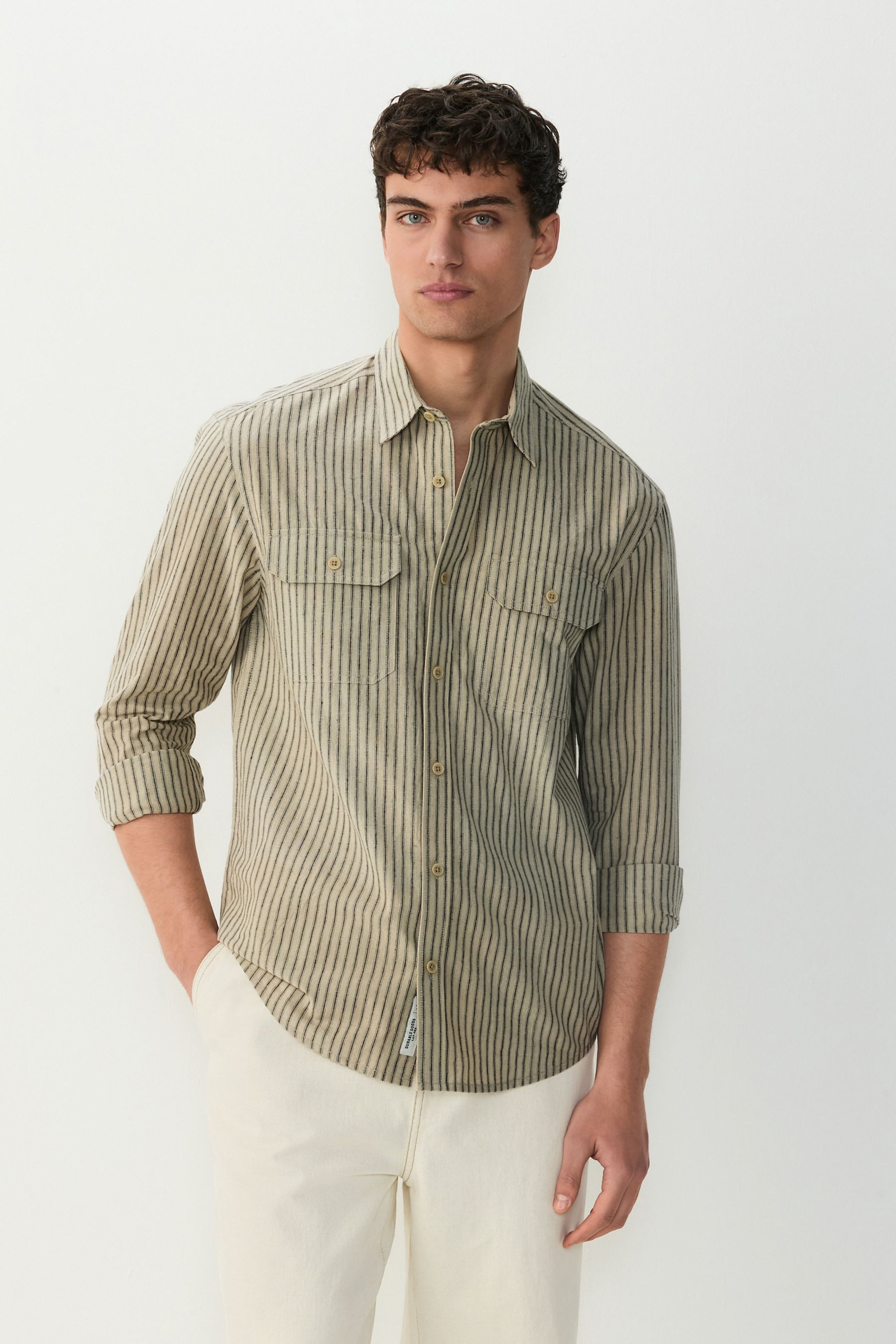 Next Langarmhemd Langarmhemd mit Streifen aus günstig online kaufen