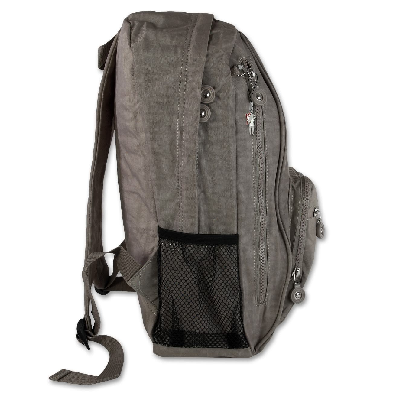 BAG STREET Freizeitrucksack Bag Street Damen Herren Sporttasche, Damen, Jugend Freizeitrucksack, Sportrucksack Nylon, stone, braun 43cm