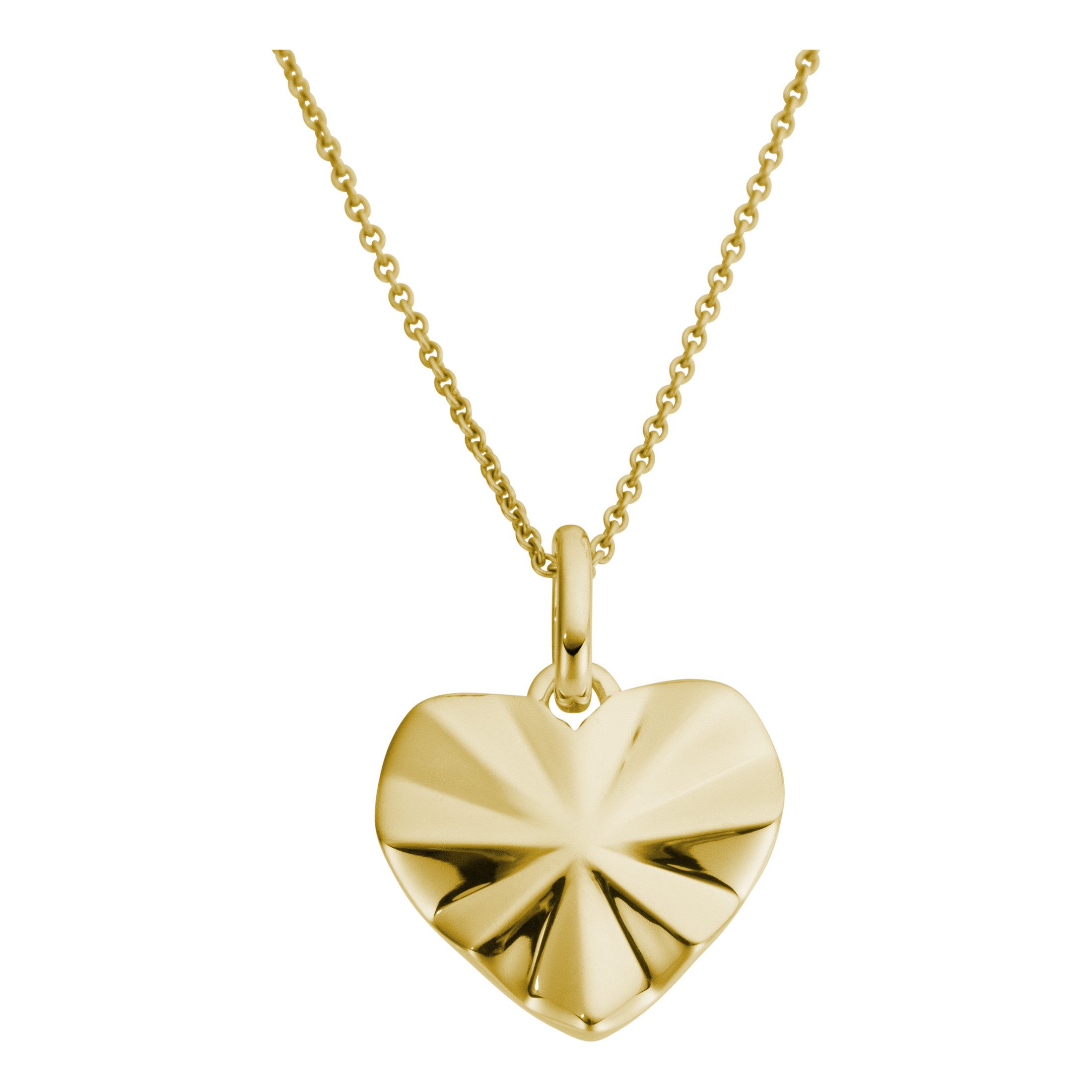 Kettenanhänger Schmuck Geschenk Gold 333 Halsschmuck Anhänger Herz