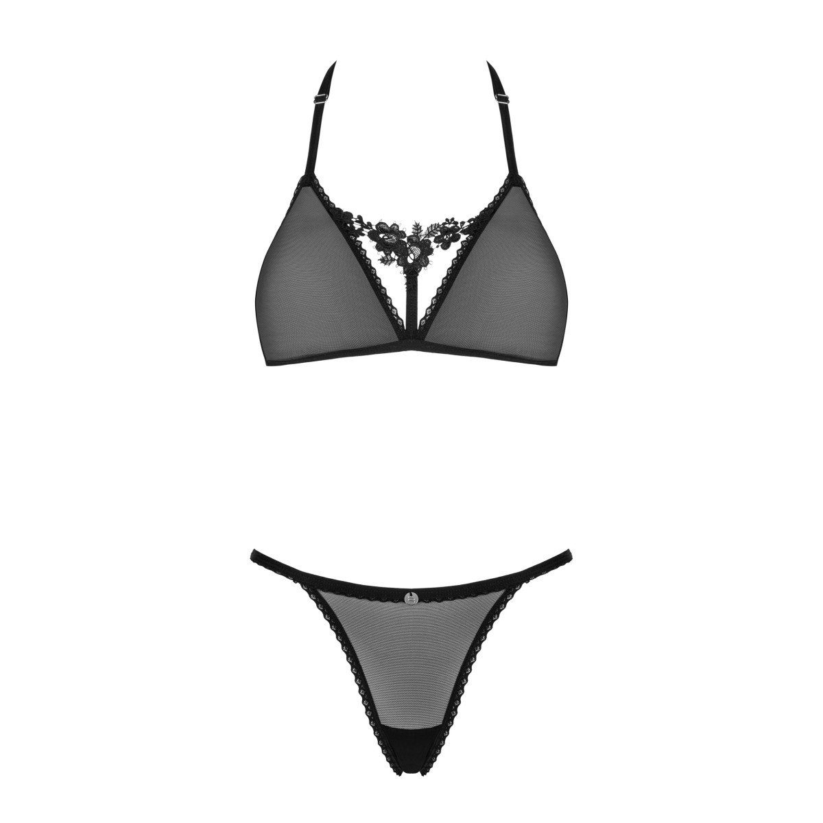 - Noir Obsessive Set: OB 2pcs black Schalen-BH set Celia (ML,XSS,XXL)