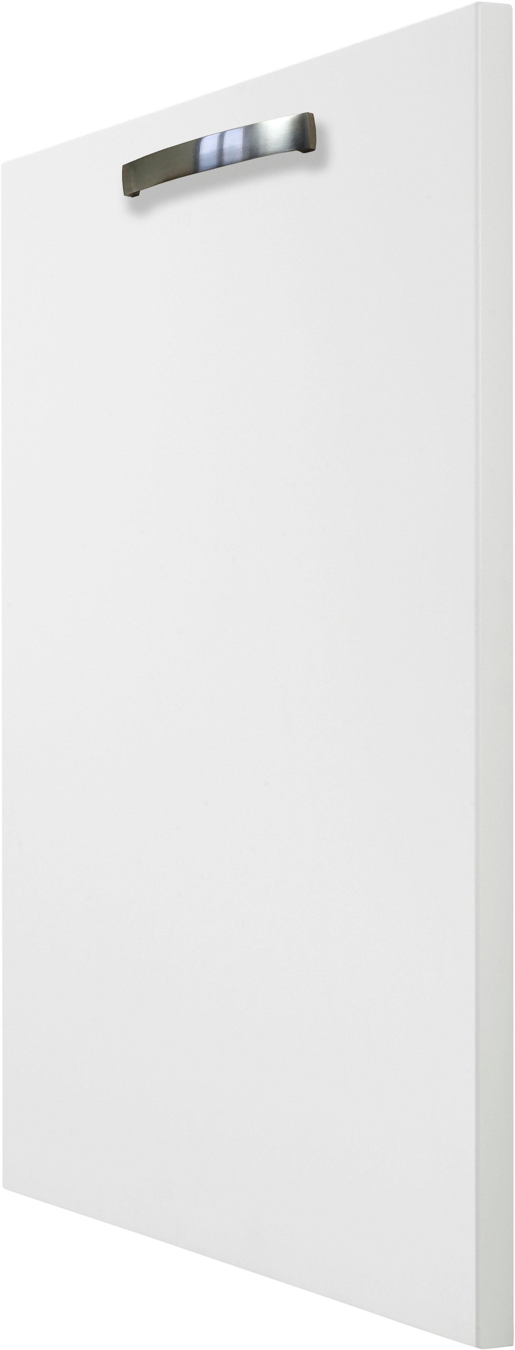 OPTIFIT Frontblende Cara, Tür für vollintegierbaren Geschirrspüler 60 cm Weiß/Weiß