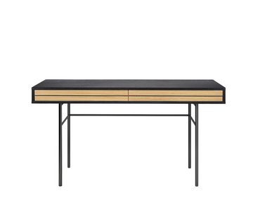 Woodman Schreibtisch Stripe, Kombination von Metall & Holz, Breite 130 cm