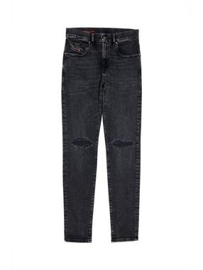 Diesel Slim-fit-Jeans Destroyed Stretch Hose - D-Strukt 09D19