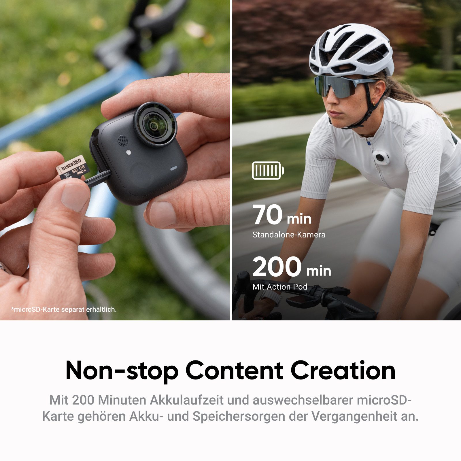 Insta360 Insta360 GO Ultra - freihändige 4K Mini-Cam Action Cam