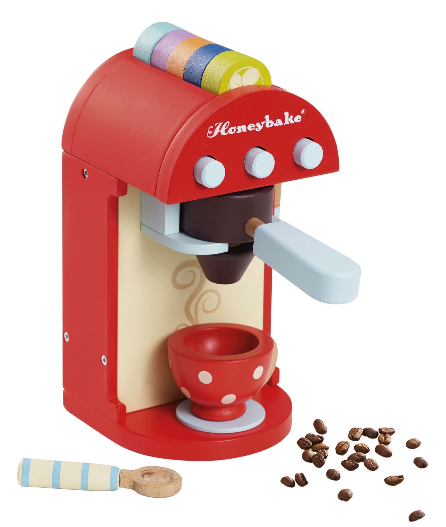 Le Toy Van Kinder-Kaffeemaschine Cafe Maschine