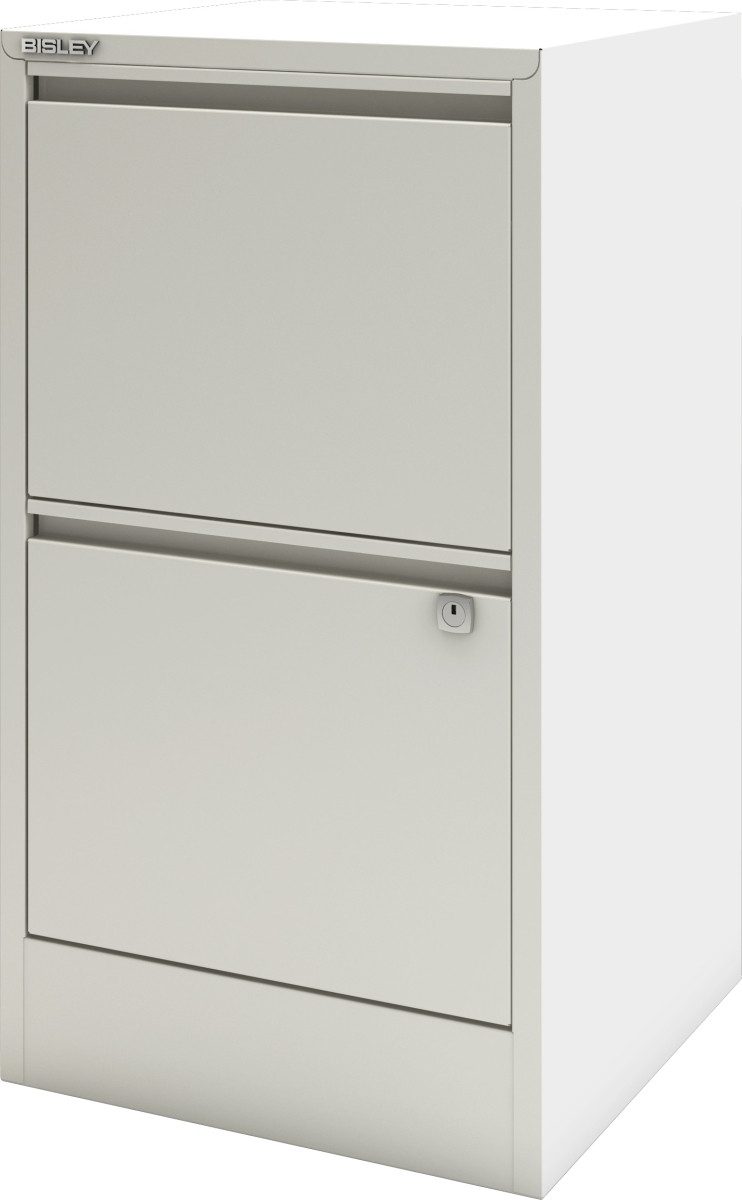 Bisley Hängeschuhschrank Hängeregistraturschrank Home Filer 2 HR-Schübe 1-bahnig verkehrsweiß