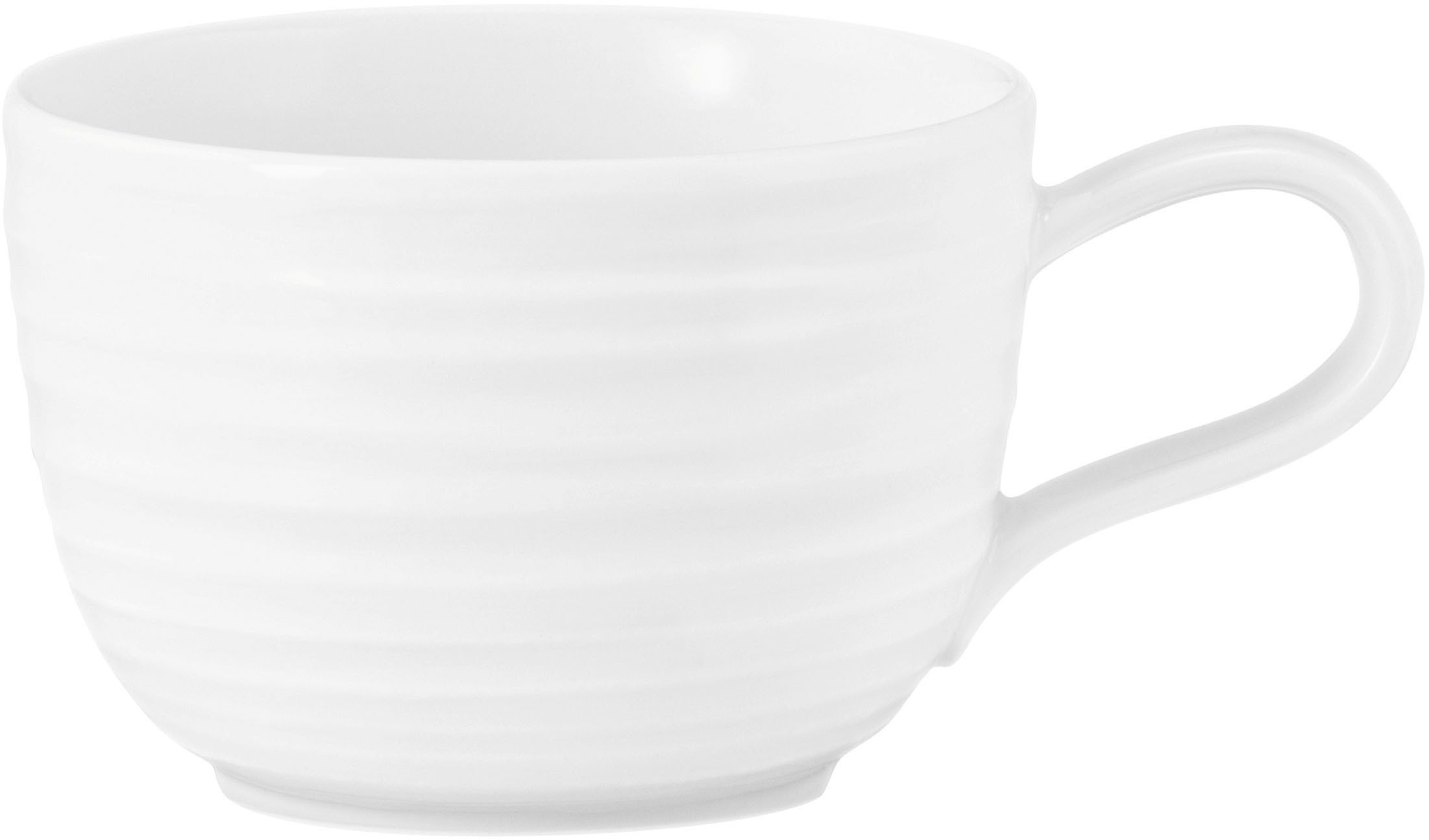 Seltmann Weiden Kaffeeservice Geschirr-Set, Service Terra (18-tlg), 6 Personen, Porzellan, Tassen, Teller, Untertassen, Made in Germany, 18 Teile, für 6 Personen