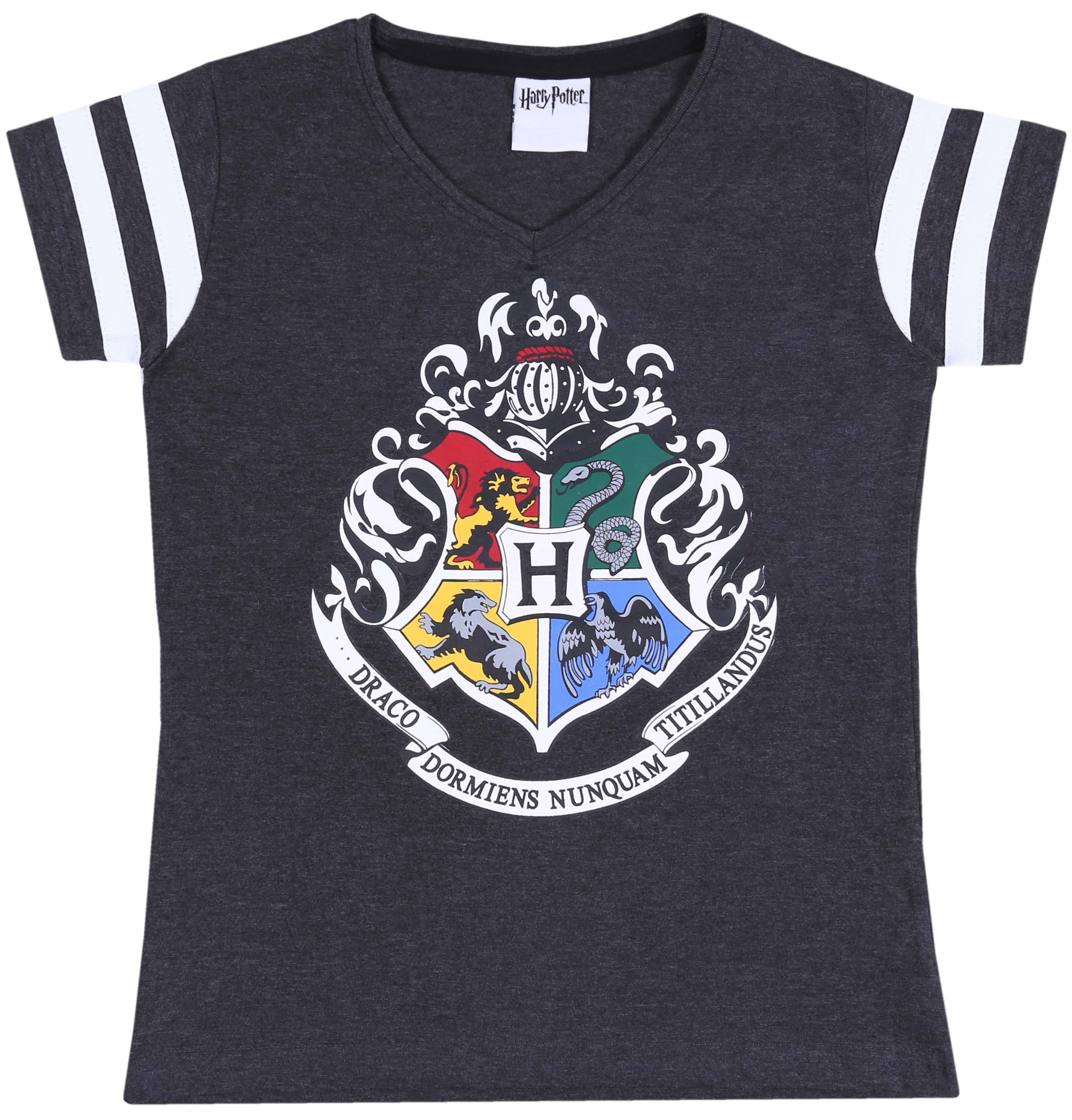 Kurzarmbluse Dunkelgraues T-Shirt, Harry Potter T-Shirt 6 Jahre