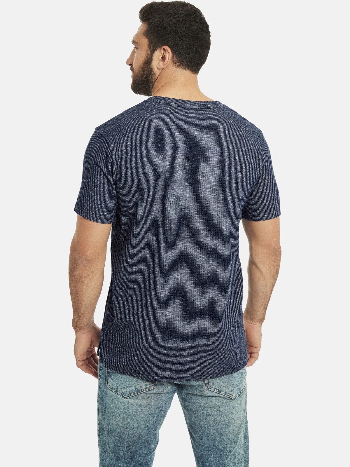 Jan Vanderstorm T-Shirt BENKT aus meliertem Stoff günstig online kaufen