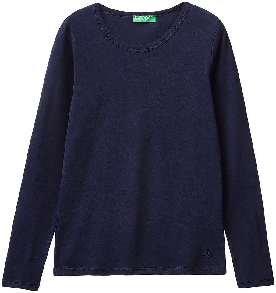 United Colors of Benetton Langarmshirt im Basic-Look