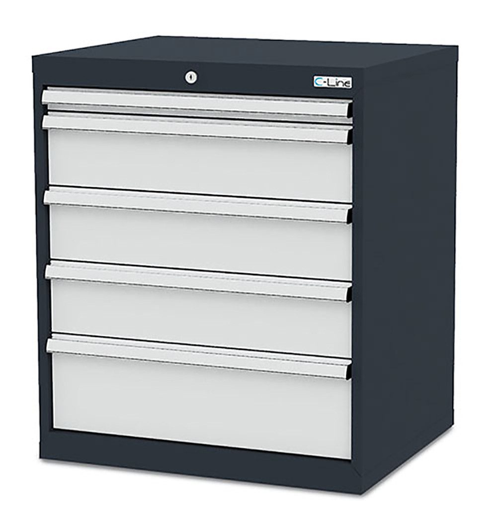 Simplaflex Werkzeugschrank Simplaflex Schubladenschrank, 5 Schubladen, BxTxH 700x575x820 mm