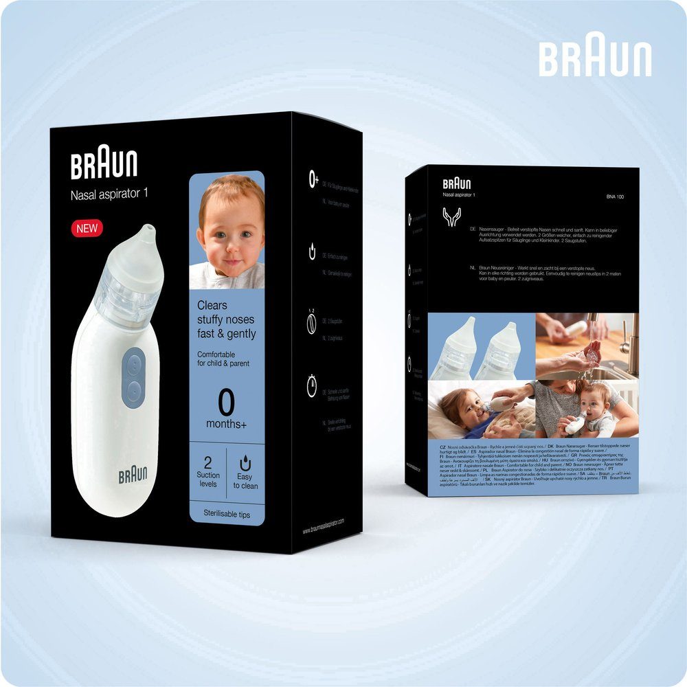 Braun Babyflasche Braun Baby-Nasensauger Nasal aspirator1 BNA100EU