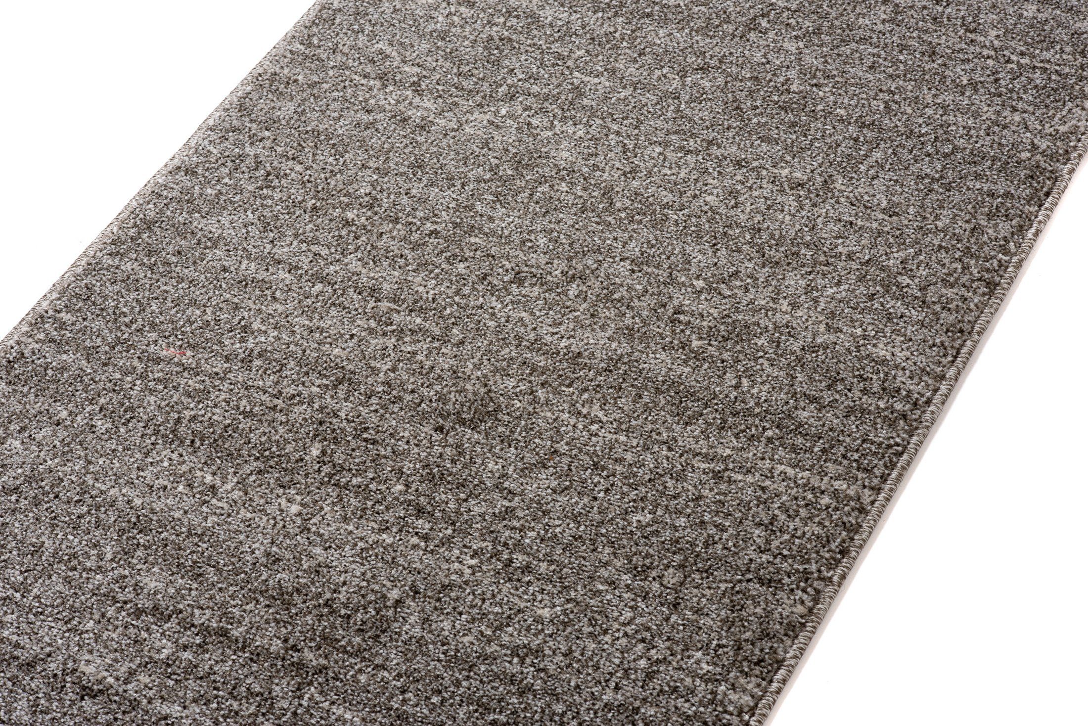 Mazovia Läufer Läufer Flurläufer Einfarbig für Vorzimmer, Küche - Grau, 120 x 100 cm, Kurzflor, Meterware, Höhe 10 mm