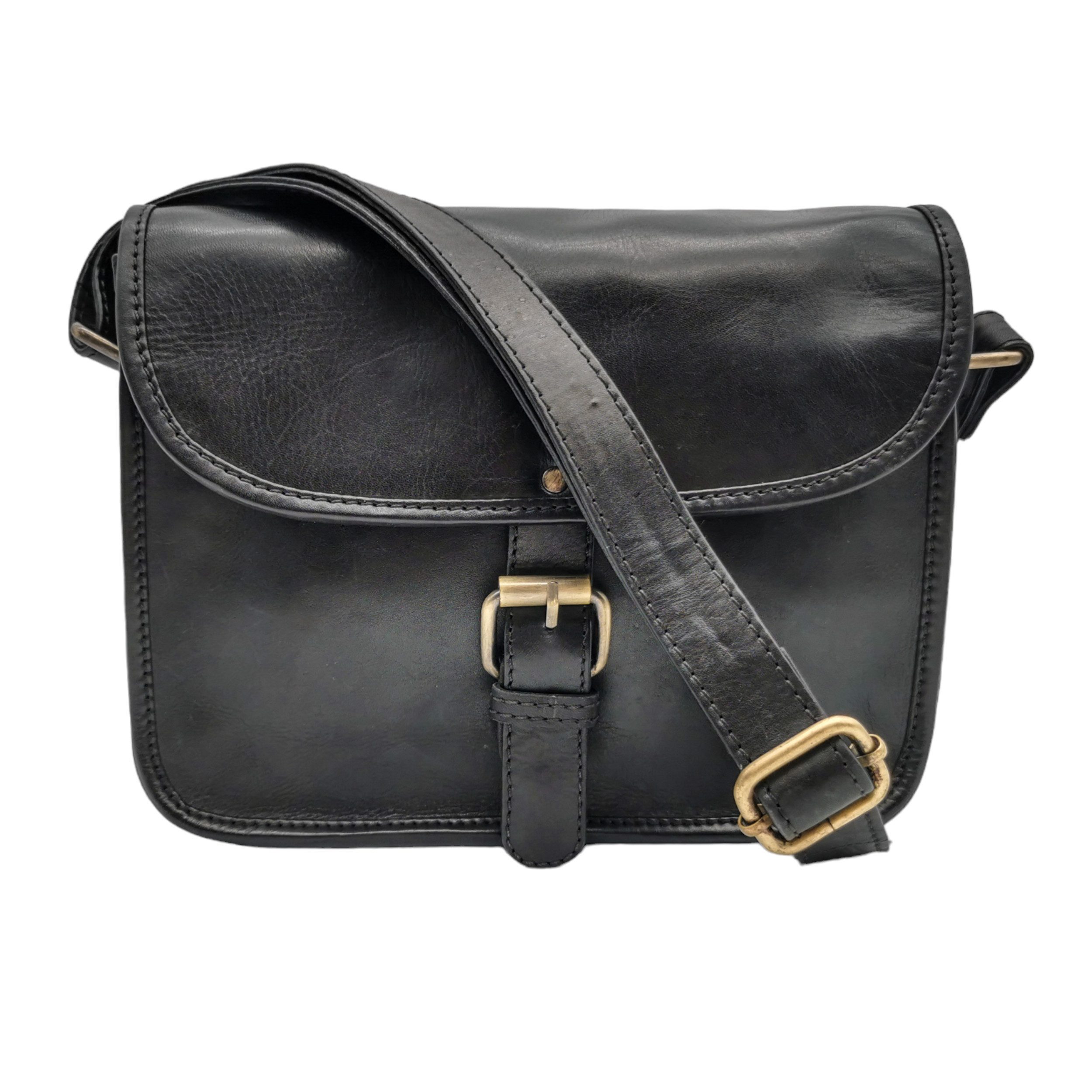 Landleder Umhängetasche Cambridge Damentasche, Two-tone - Effekt