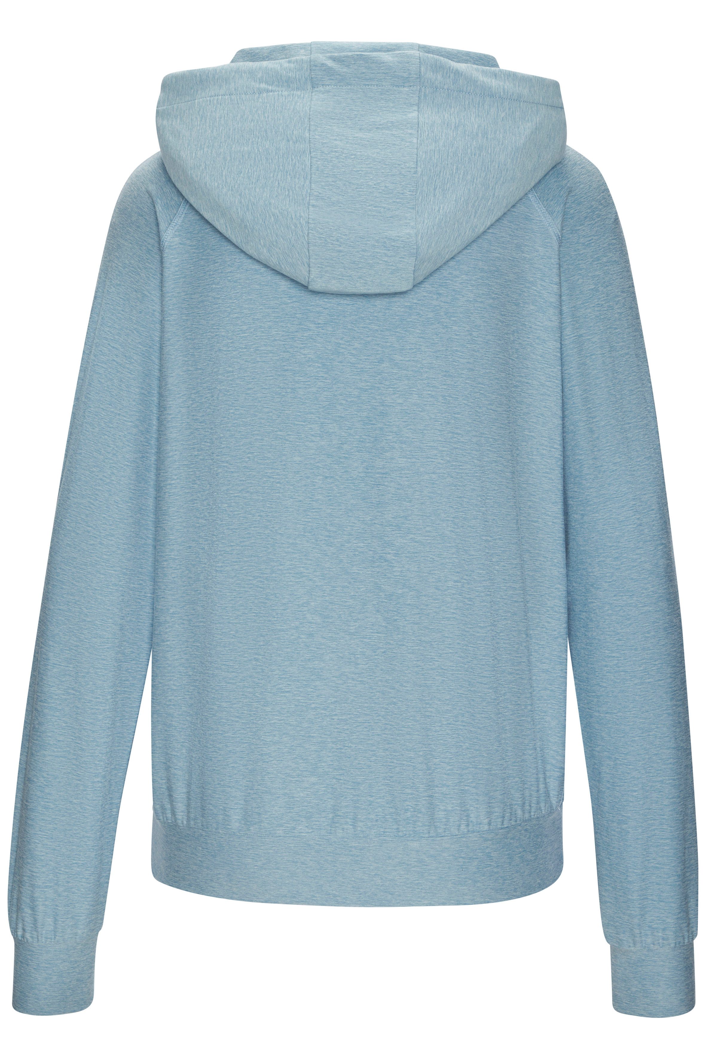 Vivance Active by Lascana Kapuzensweatjacke mit geteilte Kängurutasche, Home-und Loungewear-Serie – Bild 4 von 5