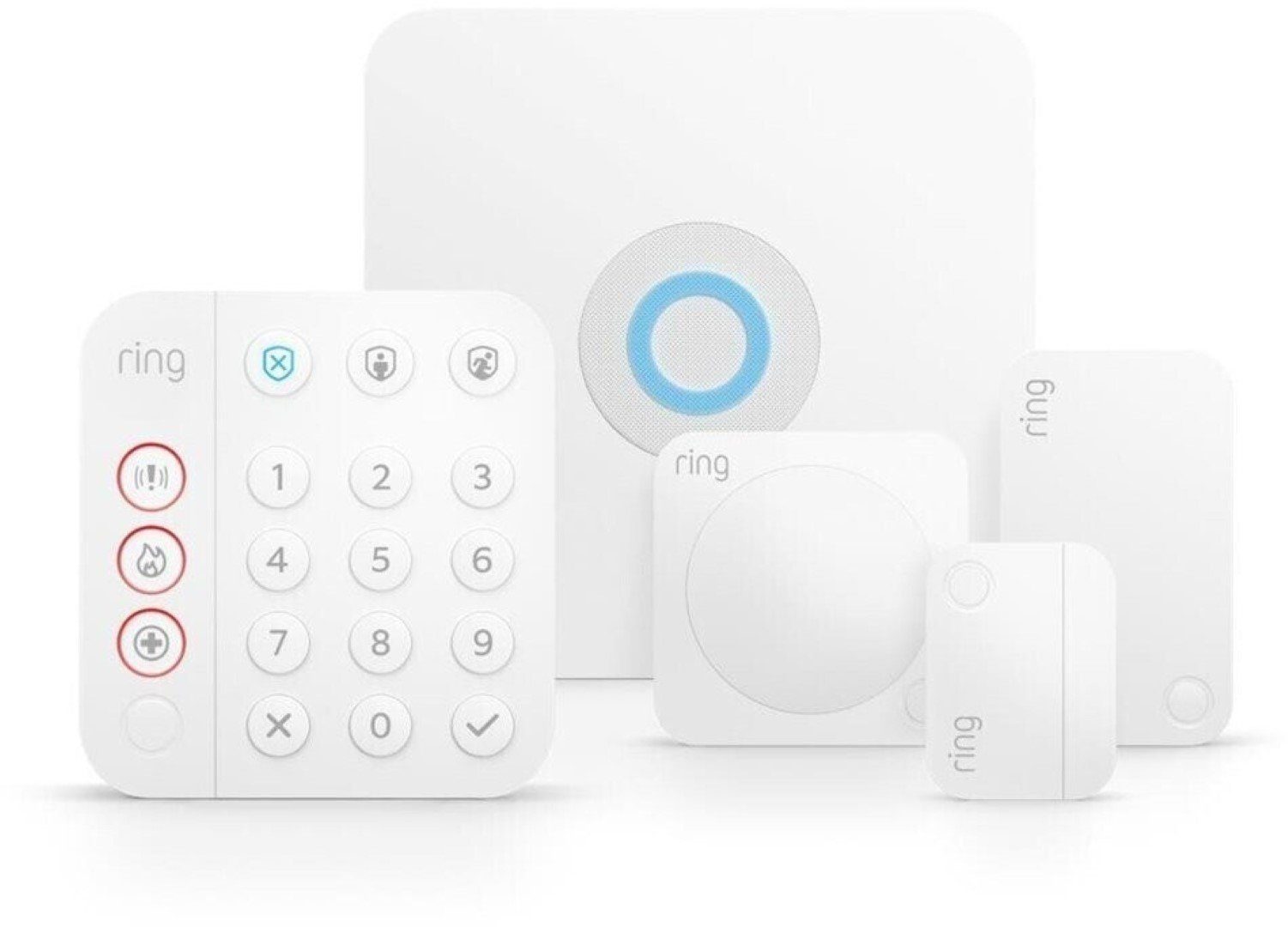 Ring Alarm Security Kit (2. Generation) 5-teiliges Alarmsystem Smart-Home Starter-Set