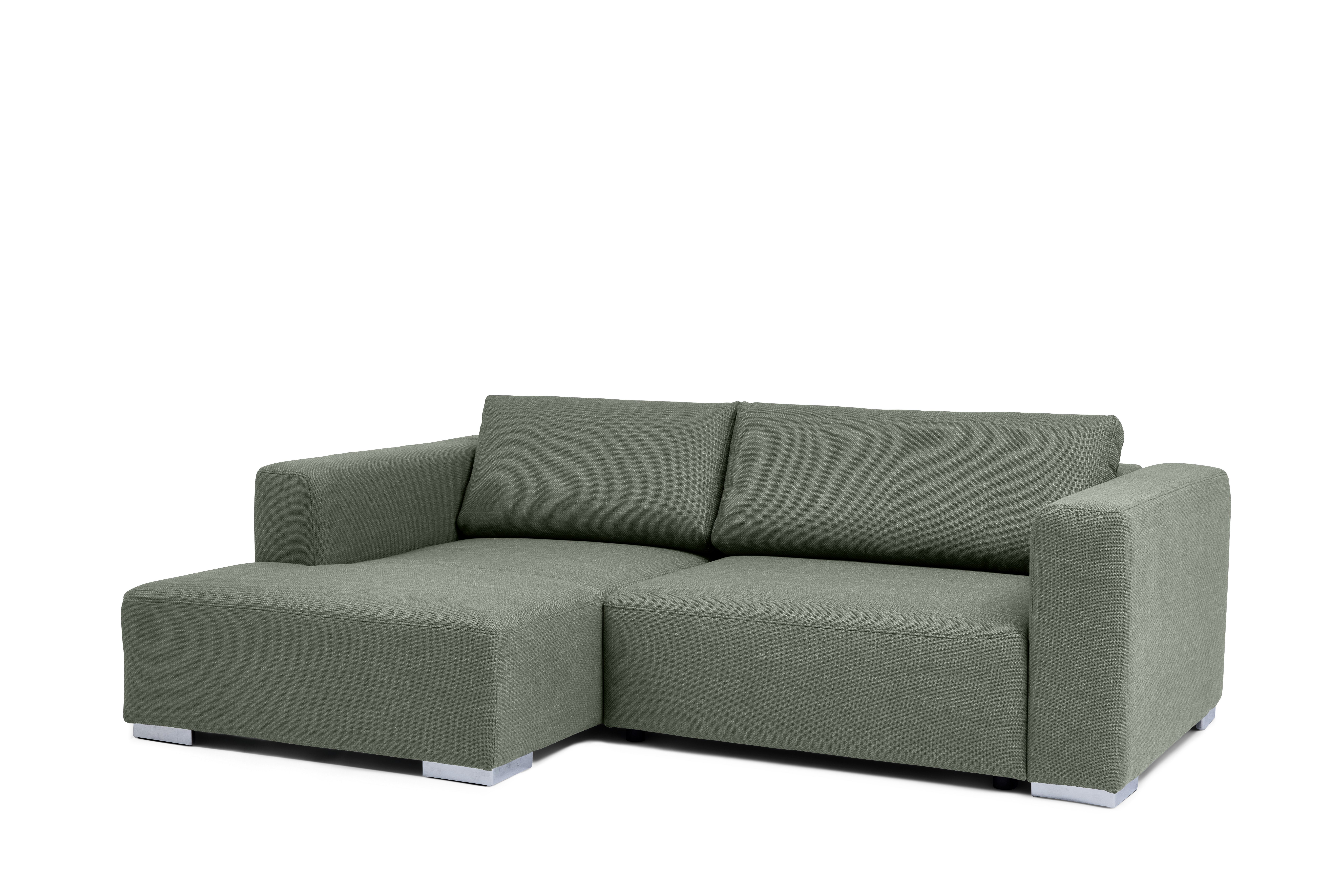 TOM TAILOR HOME Ecksofa HEAVEN – kubisches Sofa im klassischem Look – mit festem Sitz, optional mit Schlaffunktion – in vielen schönen Stoffen