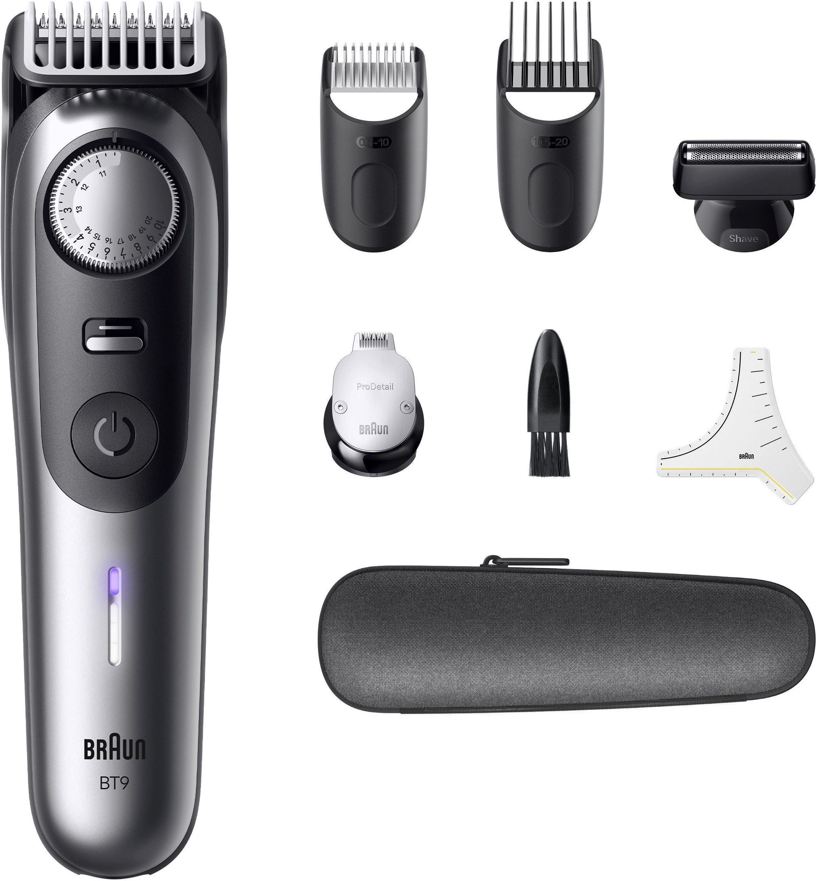 Braun Haarschneider Series 9 BT9520 ARF1, 7 Barber Tools, Power Boost, 180 Min Akku, 52 Längen, Wasserdicht – Bild 2 von 5