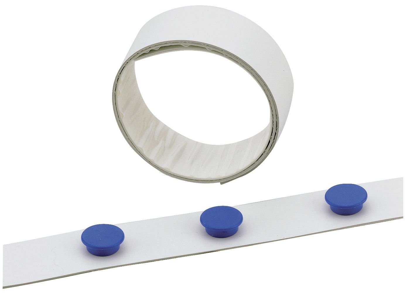 Magnetband selbstklebend DURABLE Klemmen 3,5cmx500cm weißes DURABLE Band