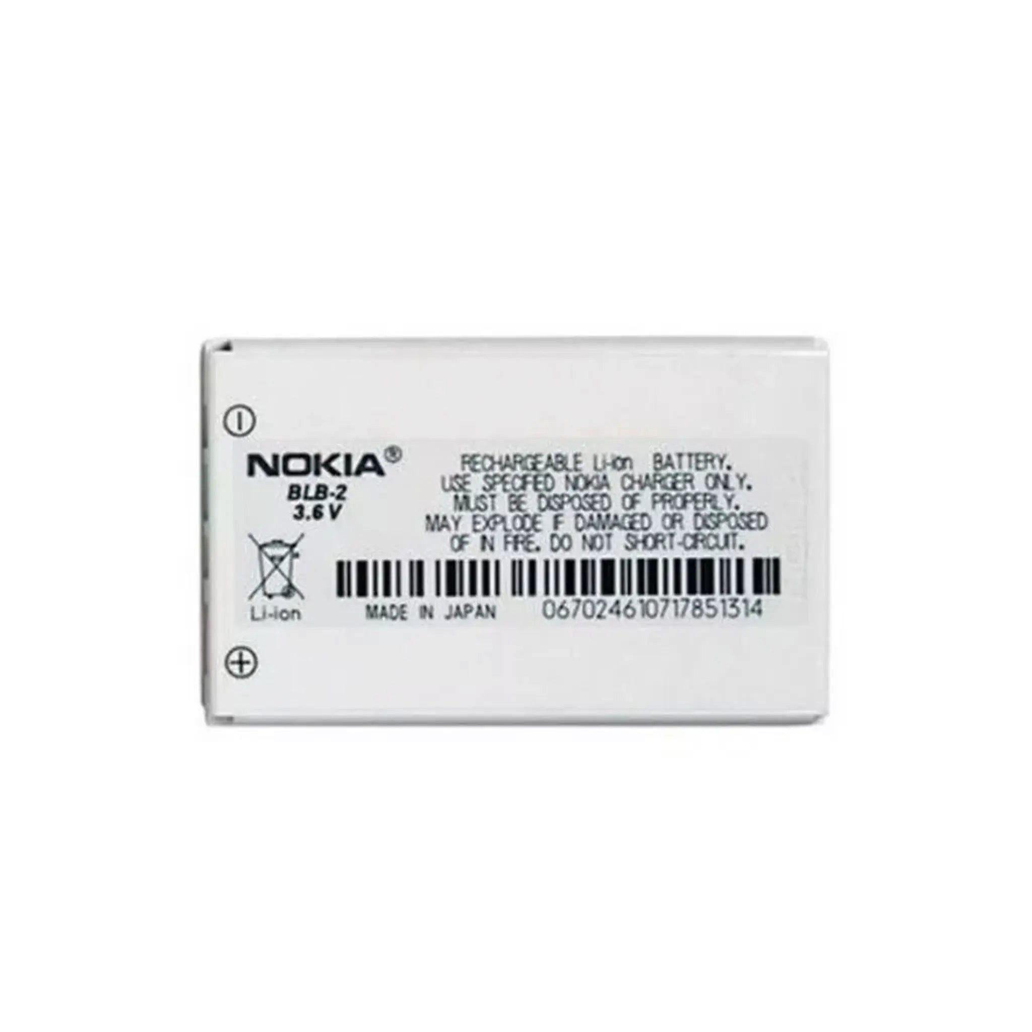 Nokia Nokia Akku BLB-2 Li-Ion 3.8 Volt 830 mAh Handy-Akku