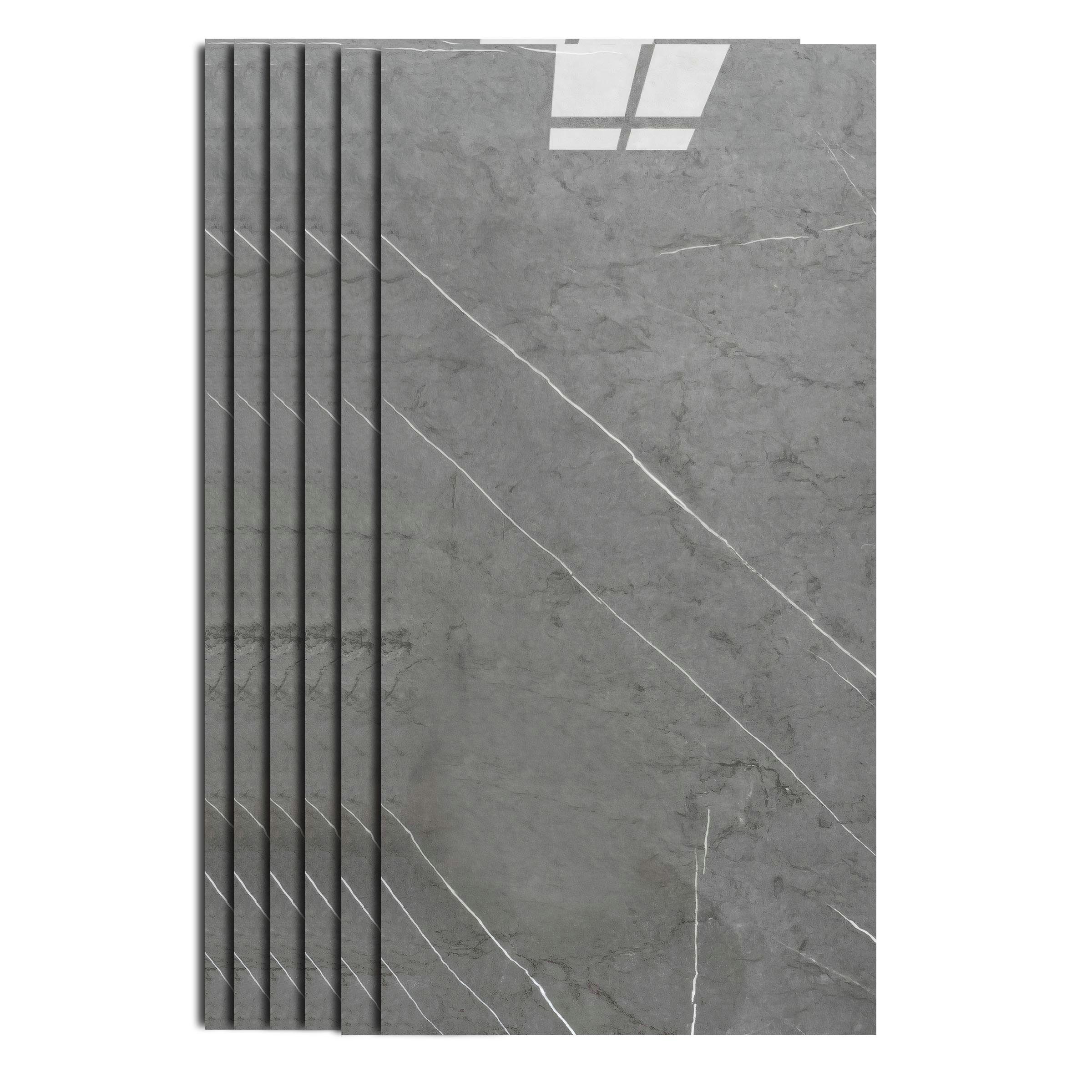 H-basics Fliesenaufkleber Klebefliesen Marmor 10 Stk – 60×30 cm, selbstkleb günstig online kaufen