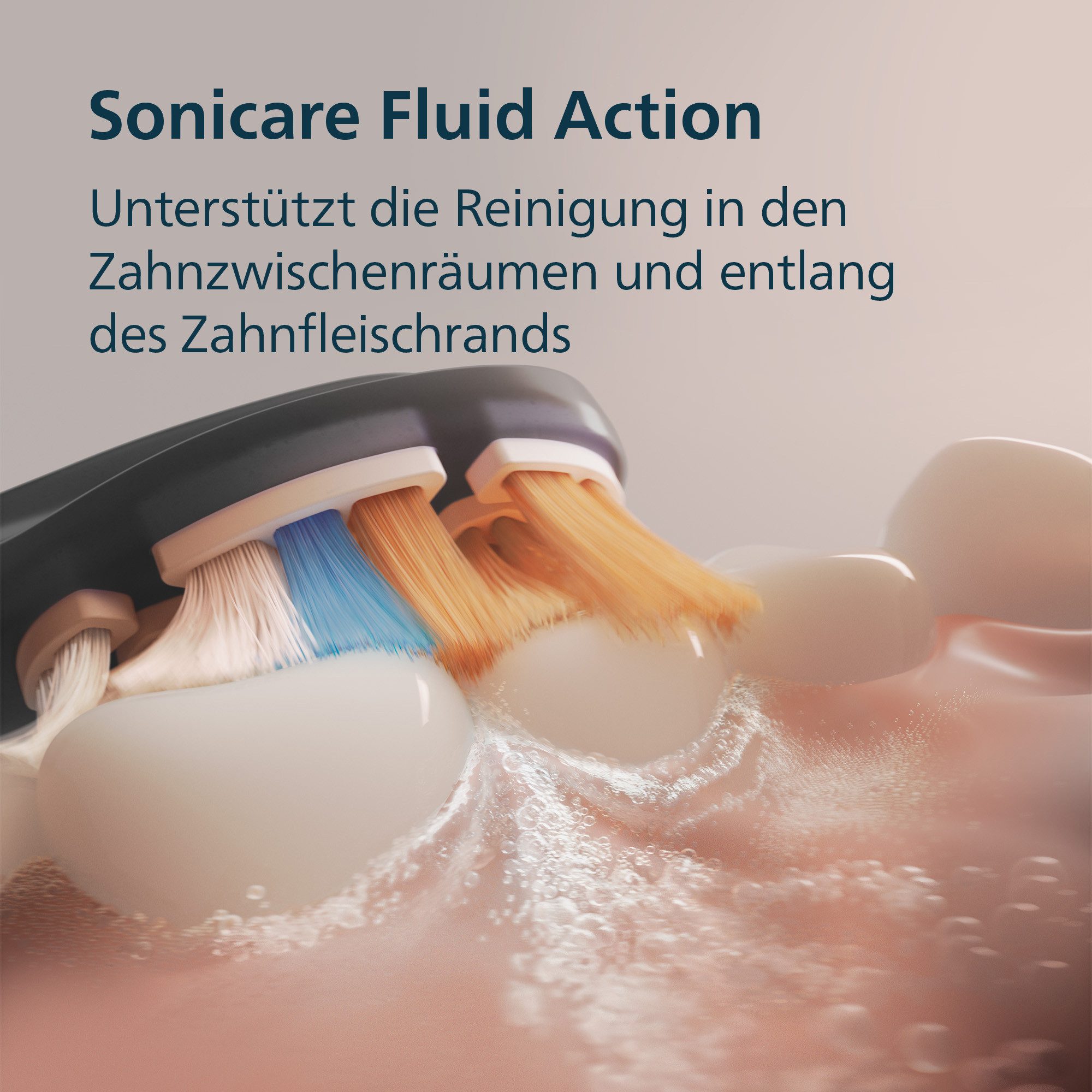 Philips Sonicare Elektrische Zahnbürste DiamondClean 9400, HX9917, Aufsteckbürsten: 2 St., mit integriertem Drücksensor, 4 Putzprogramme und 3 Intensitätsstufen