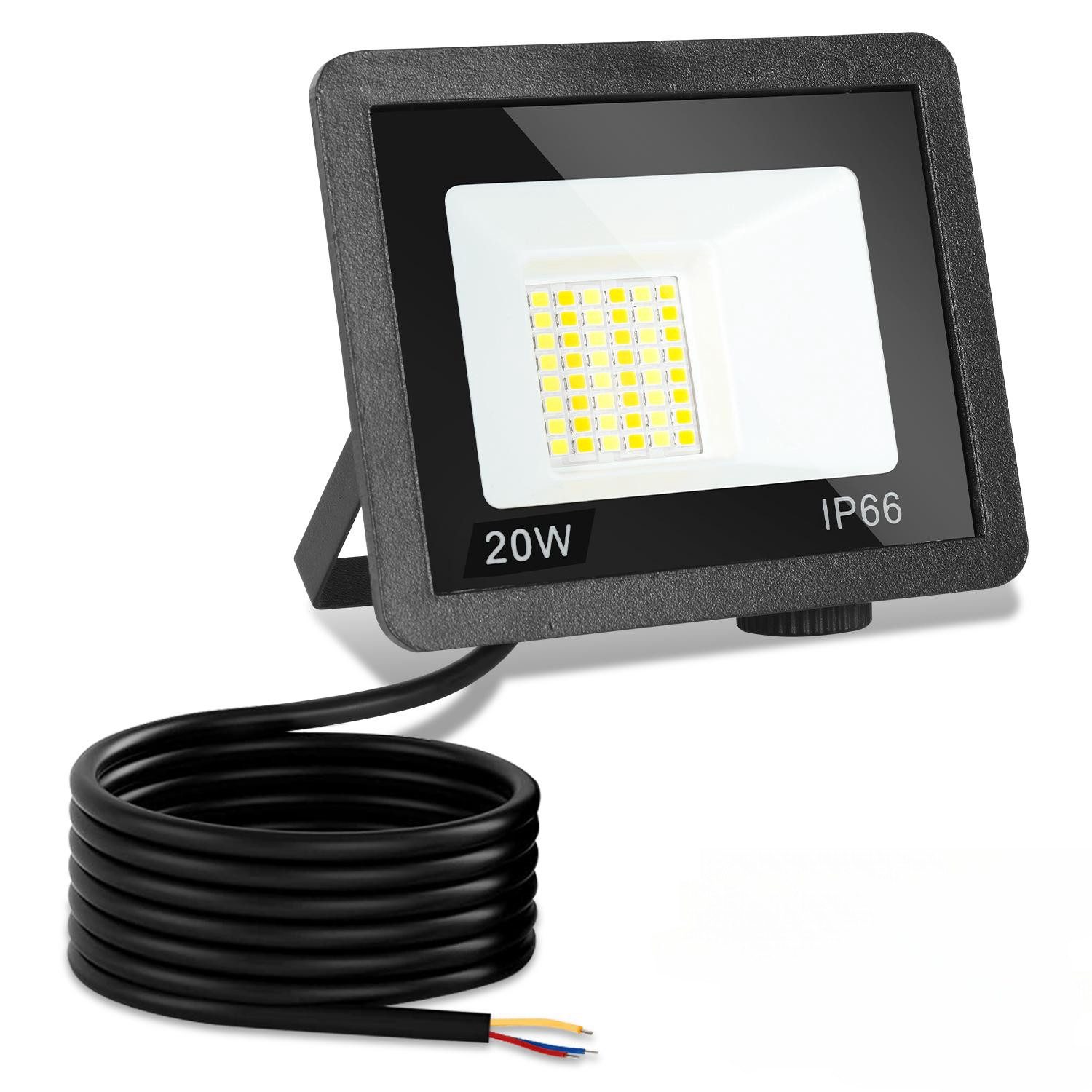Clanmacy LED Flutlichtstrahler LED Fluter LED günstig online kaufen