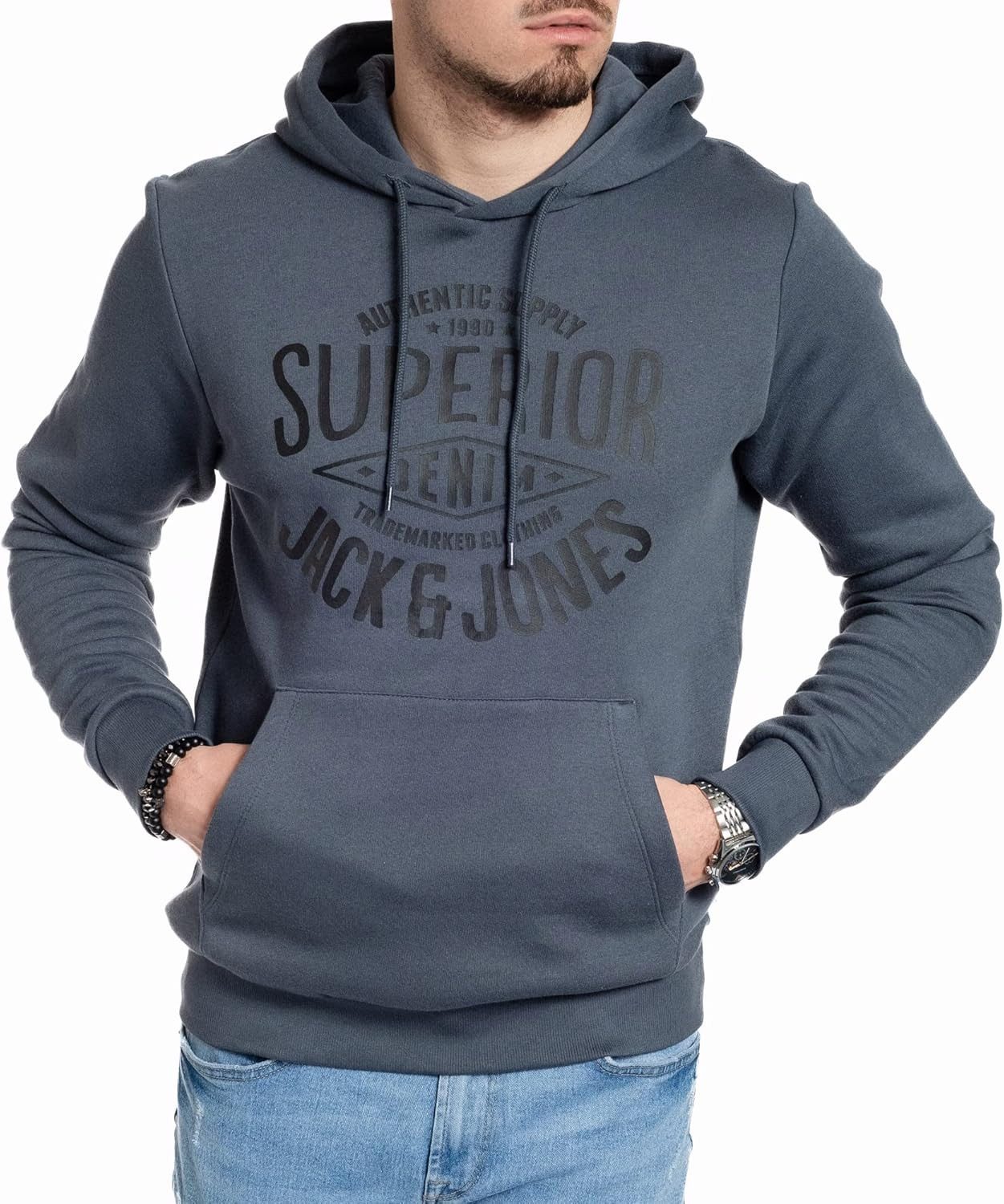Jack & Jones Kapuzensweatshirt mit Kängurutasche günstig online kaufen