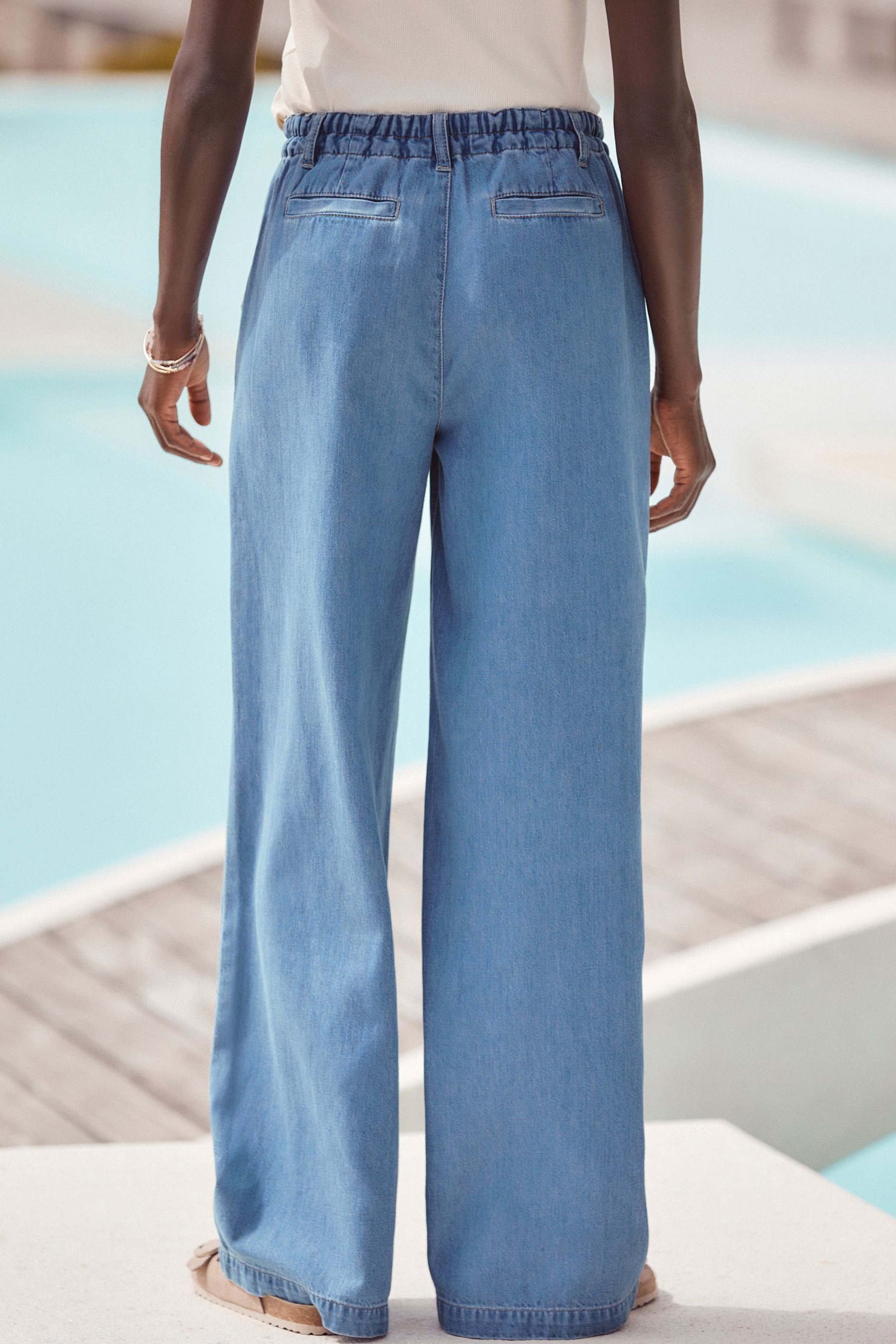 Next Weite Jeans Leichte Jeans mit günstig online kaufen