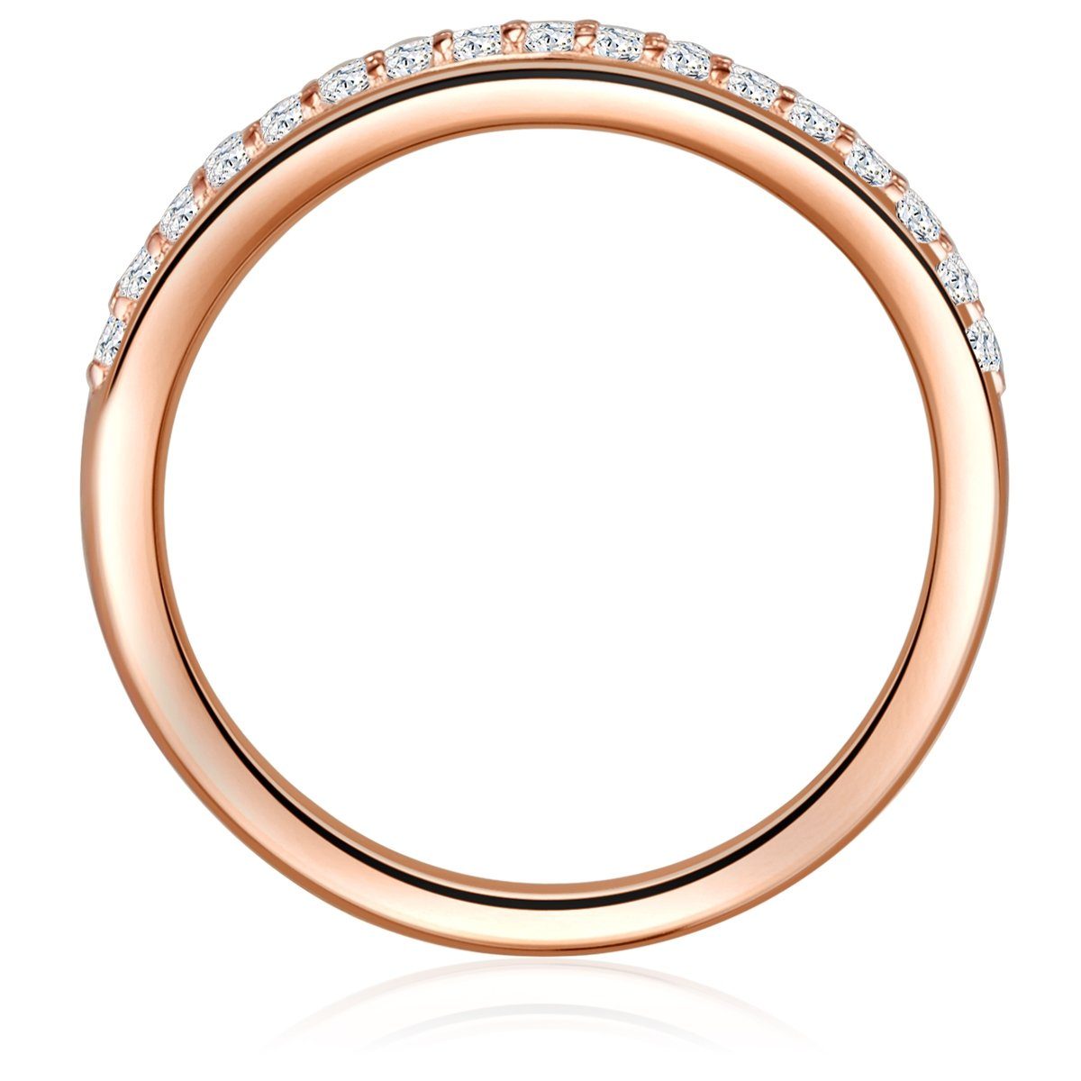 Rafaela Donata Silberring roségold, mit funkelnden günstig online kaufen
