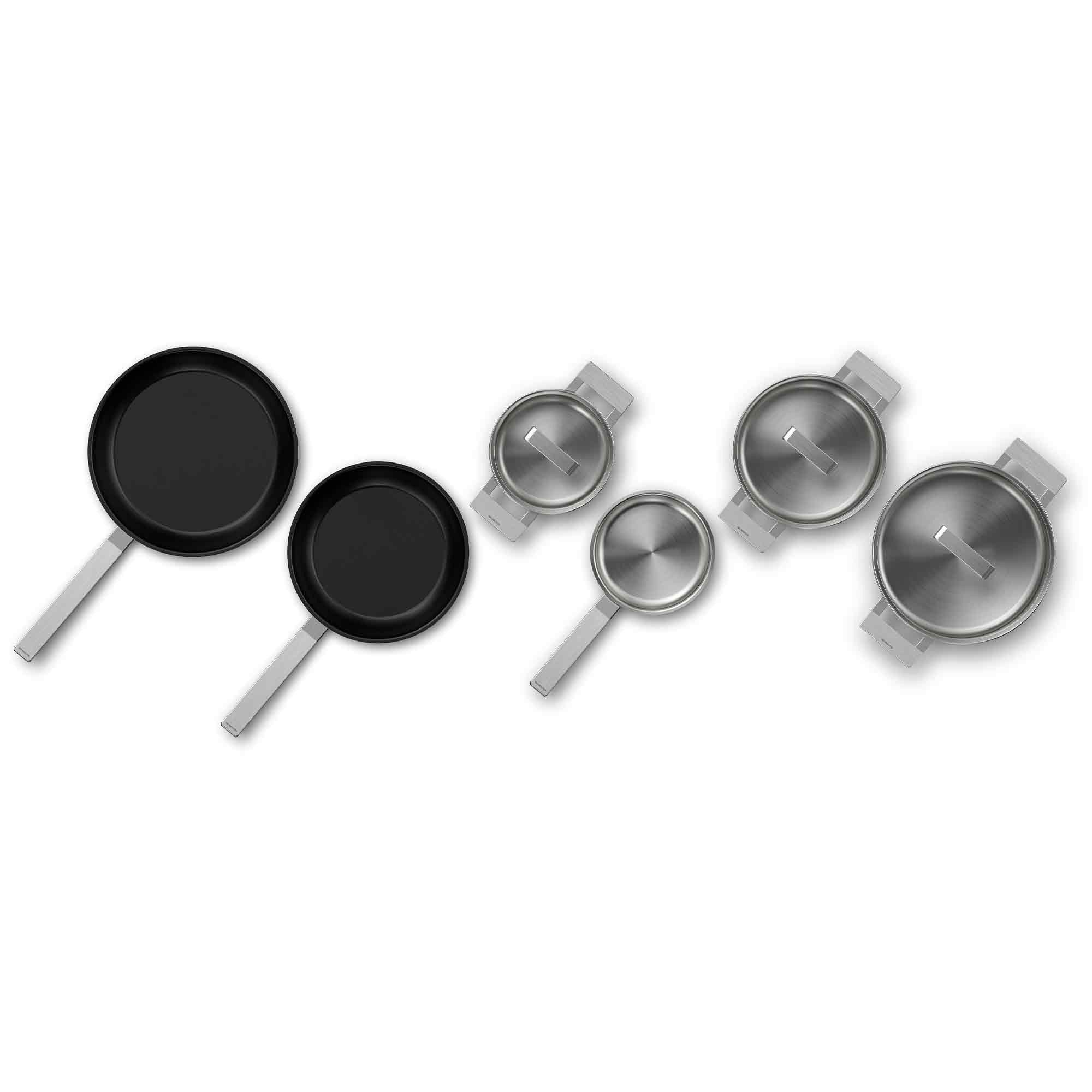 SIEMENS Kochtopf HZ9SE060, Edelstahl (6-tlg), Kochgeschirrset: 6-teilig