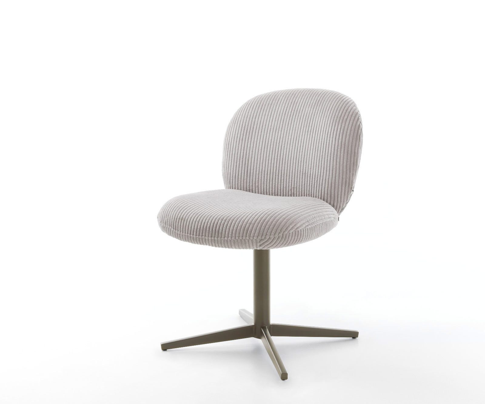 DELIFE Polsterstuhl Nube-Flex, Fußkreuz Effektfinish Titan günstig online kaufen