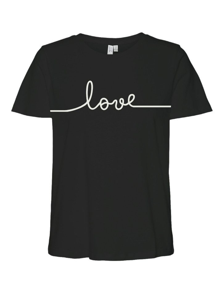 Vero Moda Kurzarmshirt VMKAMI S/S O-NECK T-SHIRT JRS BTQ R günstig online kaufen