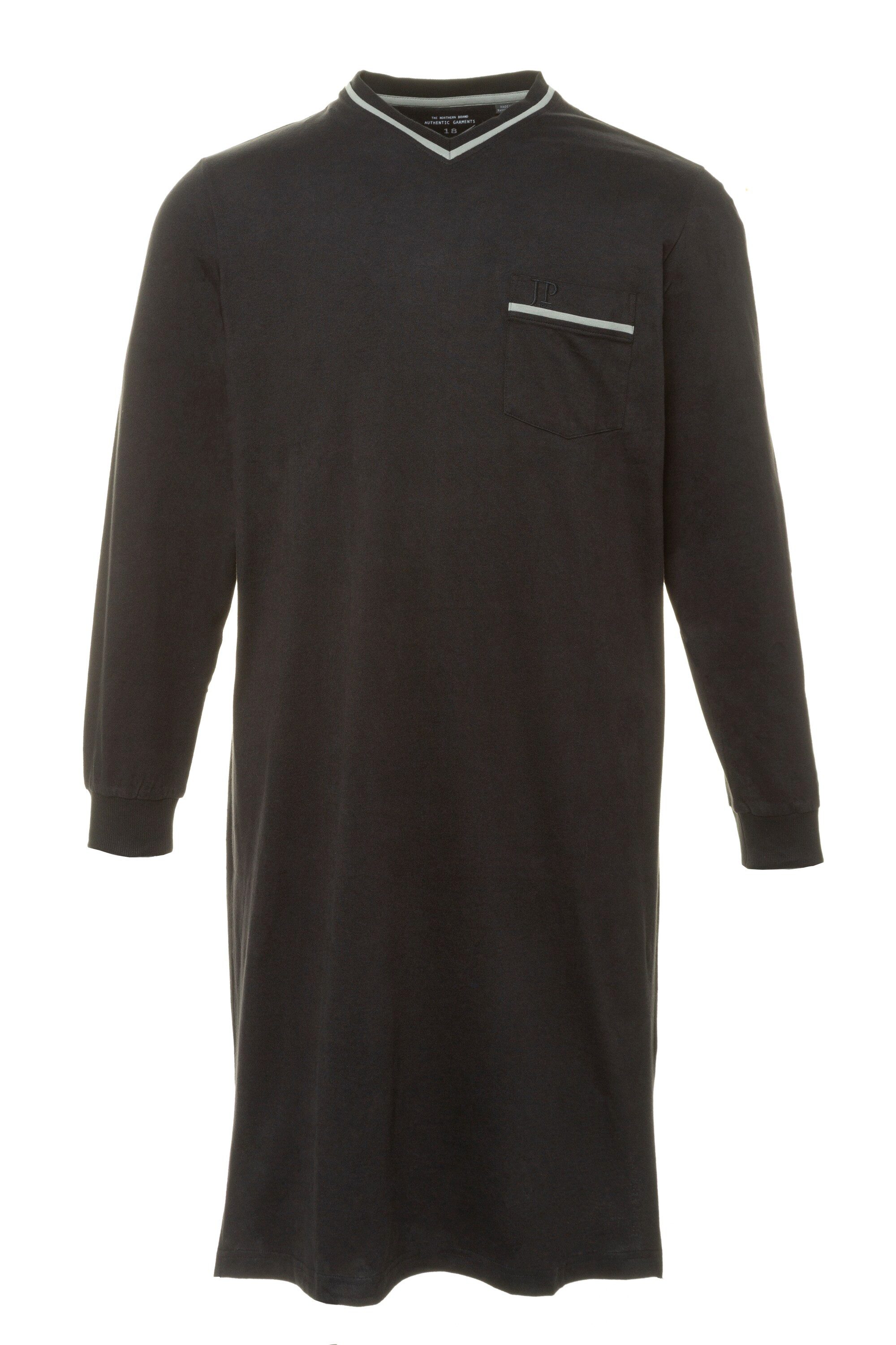 JP1880 Schlafanzug Nachthemd Homewear uni Langarm bis Gr 8XL günstig online kaufen