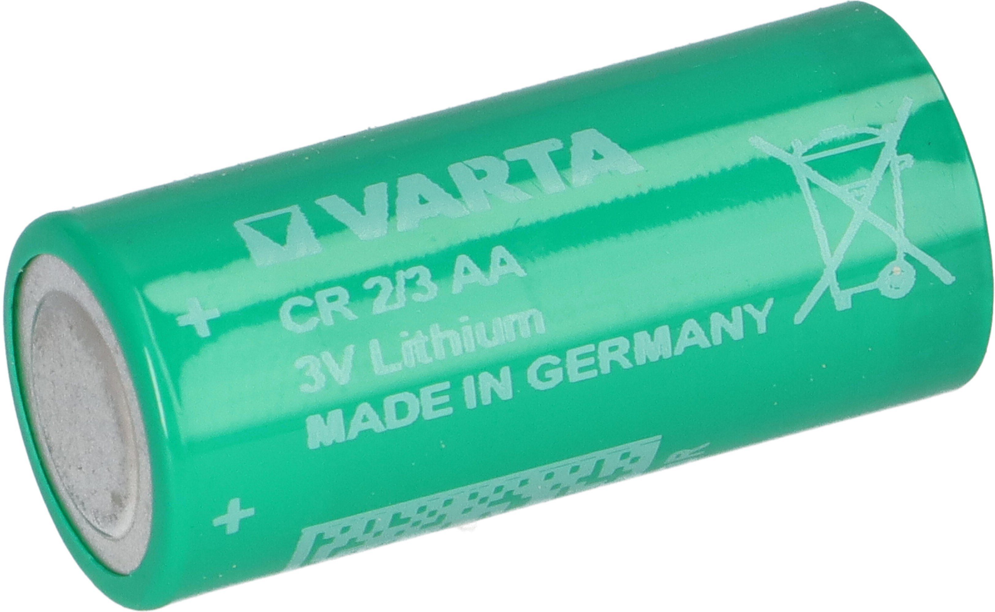 VARTA Varta Lithium 3V 1350mAh Batterie CR 2/3 AA Batterie, (3V V)