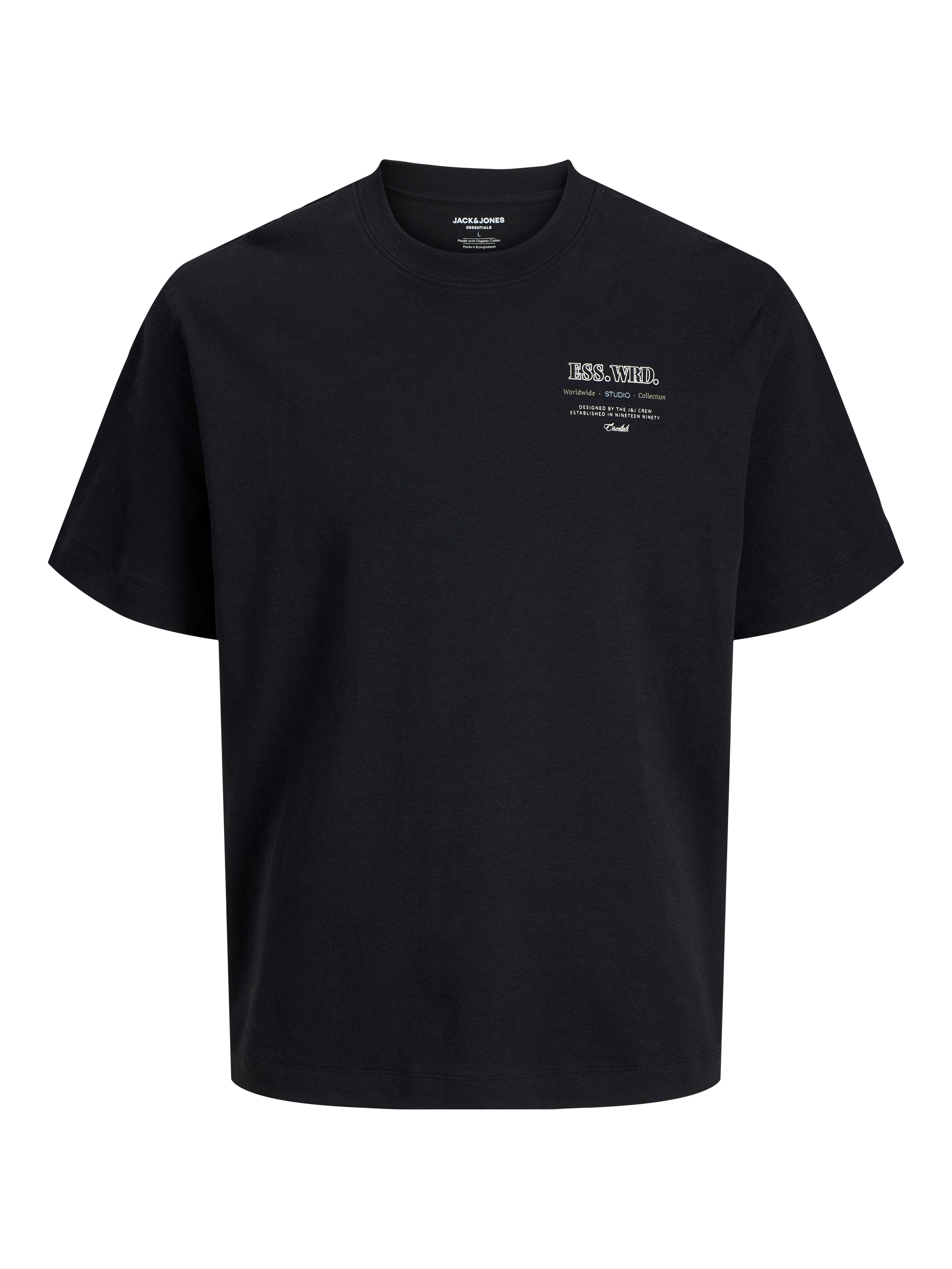 Jack & Jones Rundhalsshirt JJEURBAN EDGE STUDIO TEE SS O-NECK NOOS mit Front und Back Print – Bild 5 von 5