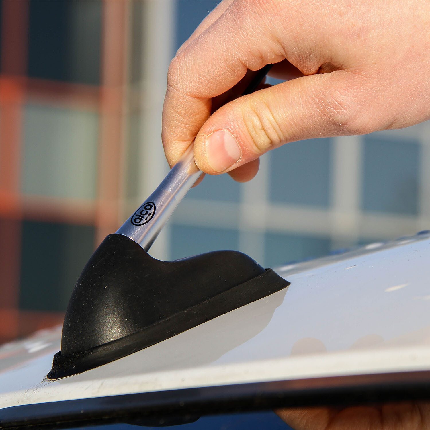 alca Dachantenne AM FM DAB+ Auto Marder-Stopp 27 cm schwarz-silber M4 M5 M6 Autoradio-Ersatzantennenstab (AM/FM)