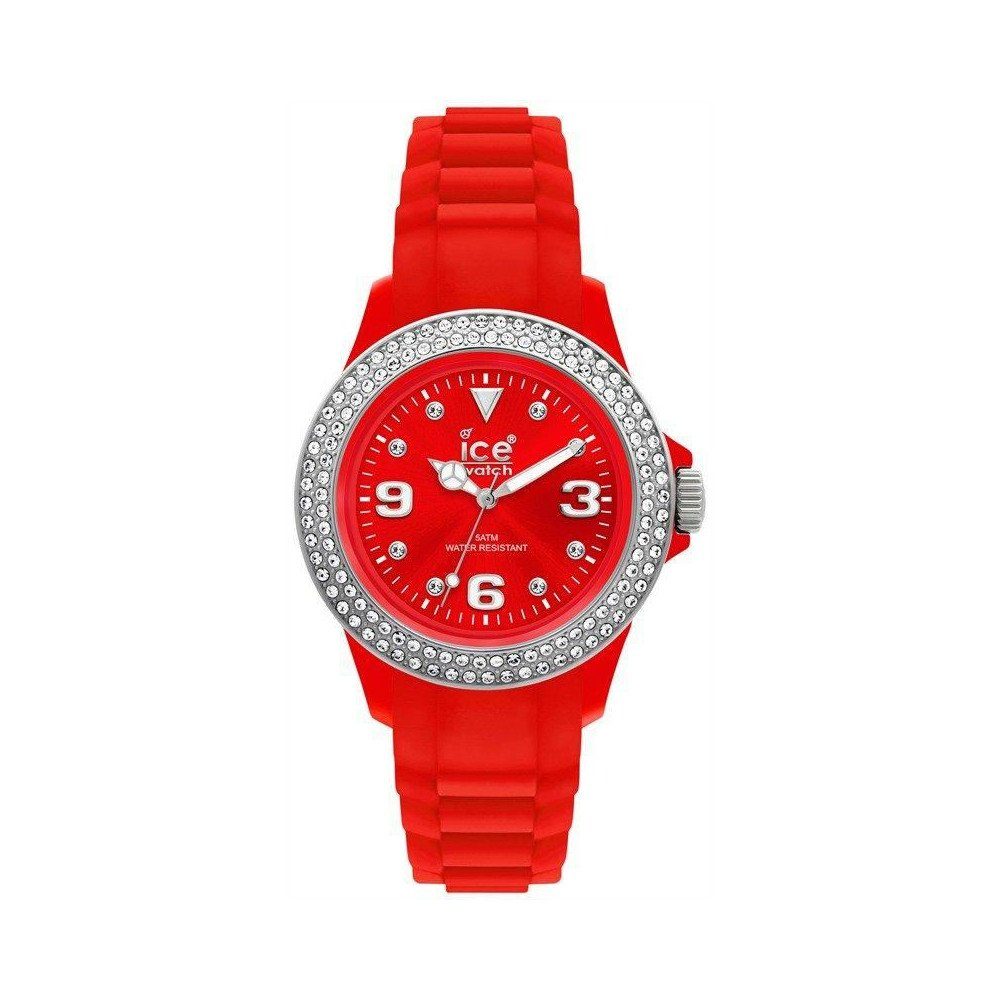 ice-watch Quarzuhr ST.RS.U.S.10 ST.RS.U.S.10, Lünette und Ziffernblatt mit Swarowski-Elementen