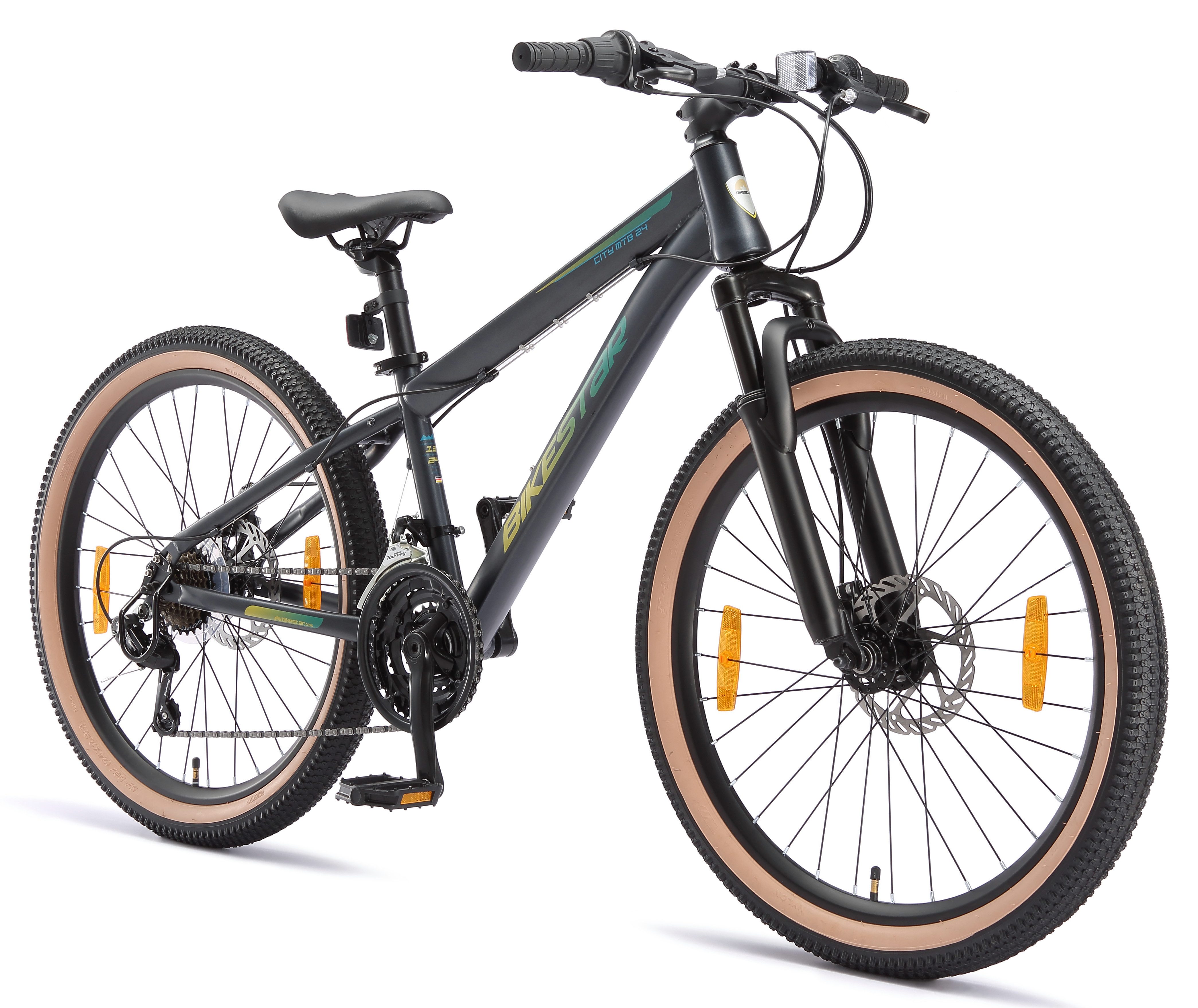 Bikestar Jugendfahrrad, 21 Gang Shimano RD-TY21 Schaltwerk, Kettenschaltung