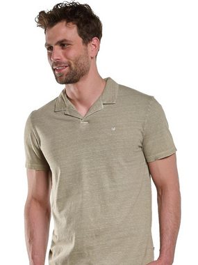 ENGBERS GERMANY T-Shirt Polo-Shirt mit Leinen-Anteil
