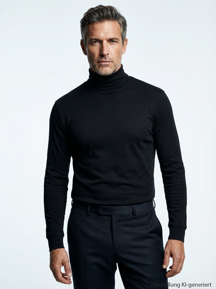 RAGMAN Longsleeve Basic aus feinstem Single-Jersey, hohe Formstbilität