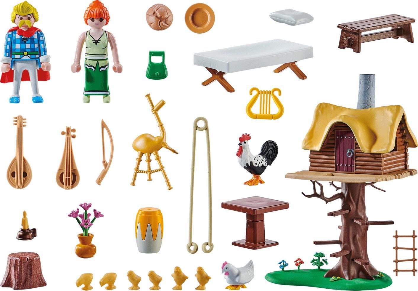 Playmobil® Troubadix mit Baumhaus (71016), Asterix günstig online kaufen