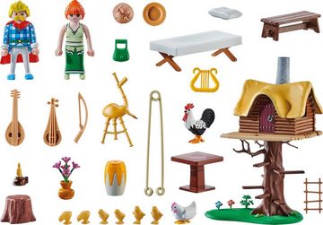 Playmobil® Konstruktions-Spielset Troubadix mit Baumhaus (71016), Asterix, (96 St), Made in Germany