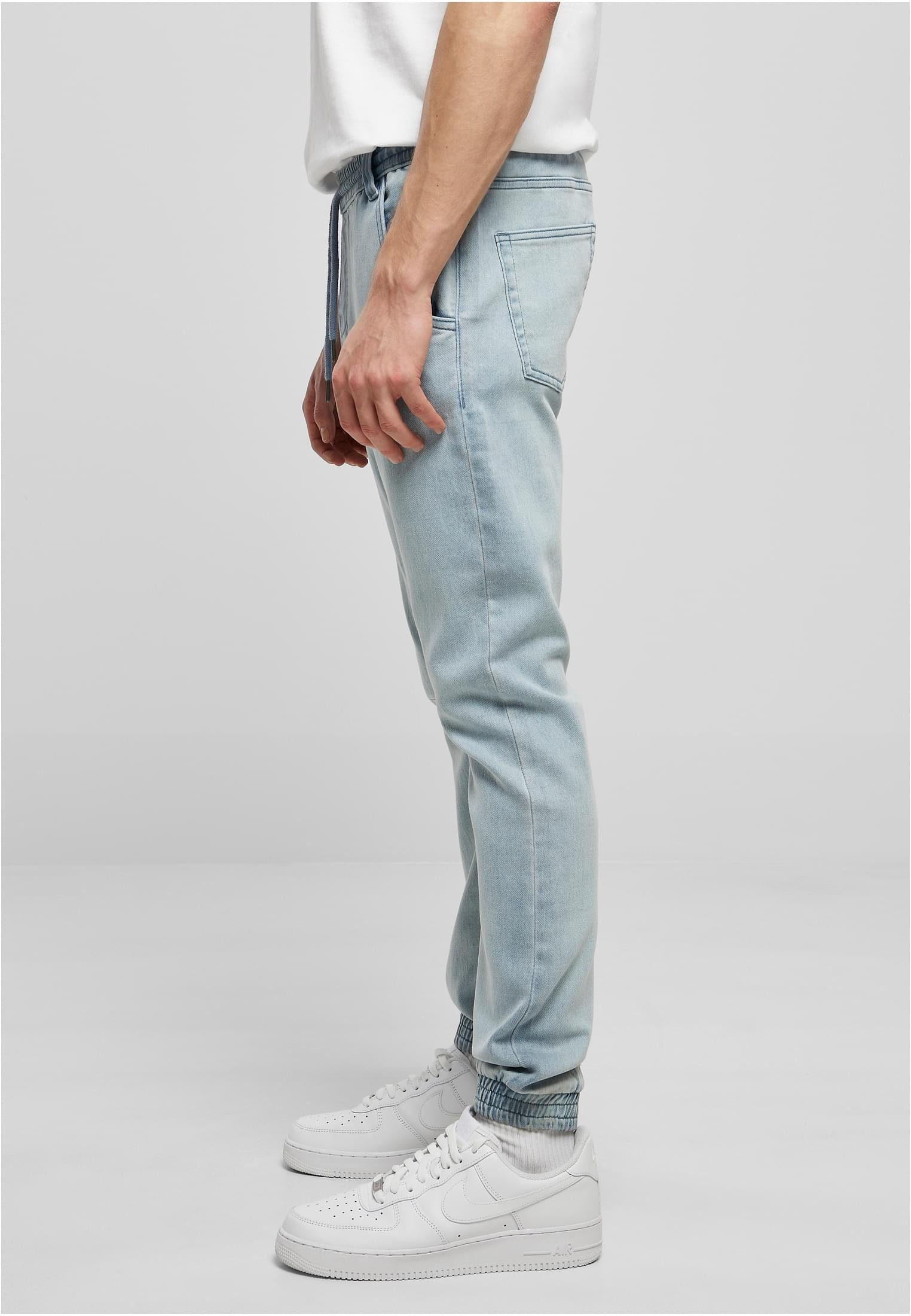 URBAN Bequeme Knitted washed Denim (1-tlg) Jeans Herren Jogpants CLASSICS ighter