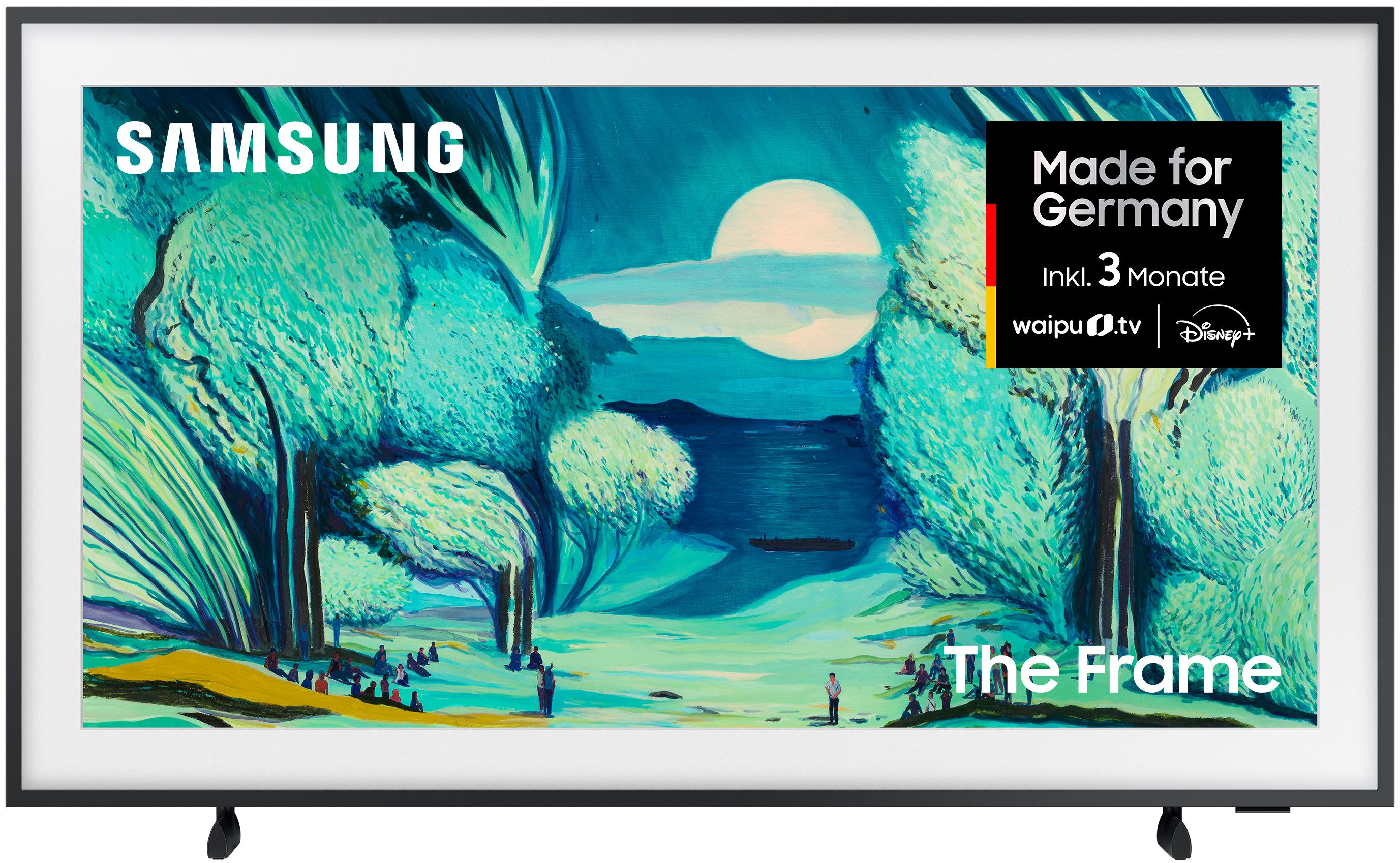 Samsung GQ43LS03FAU QLED-Fernseher (108 cm/43 Zoll, 4K Ultra HD, Smart-TV, The Frame, Mattes Display, Art Mode, Rahmen austauschbar, Dolby Atmos)
