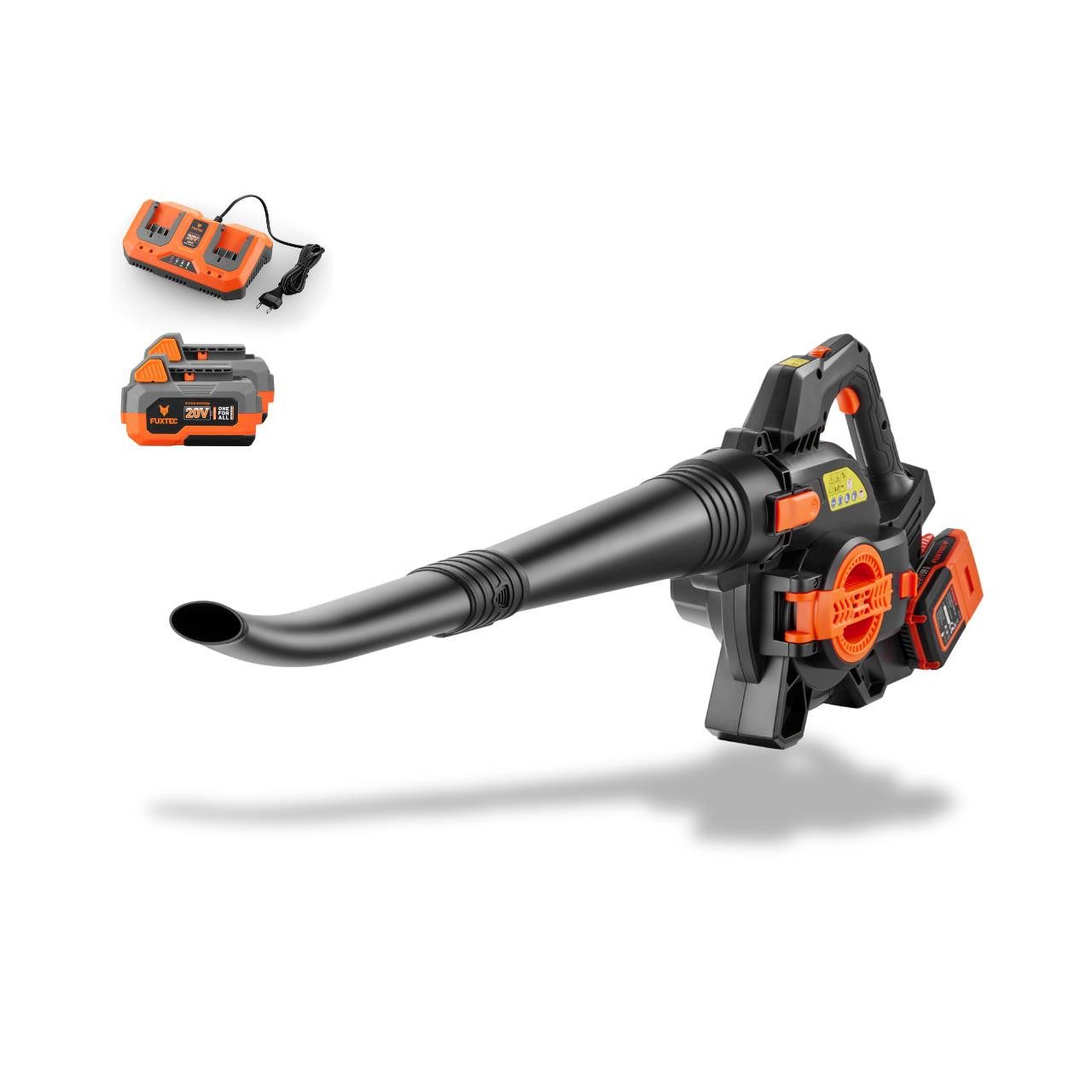 FUXTEC Akku-Laubbläser FX-E2LBSSET, 685,1 m³/h, 2-in-1 Bläser/Sauger, inkl. günstig online kaufen