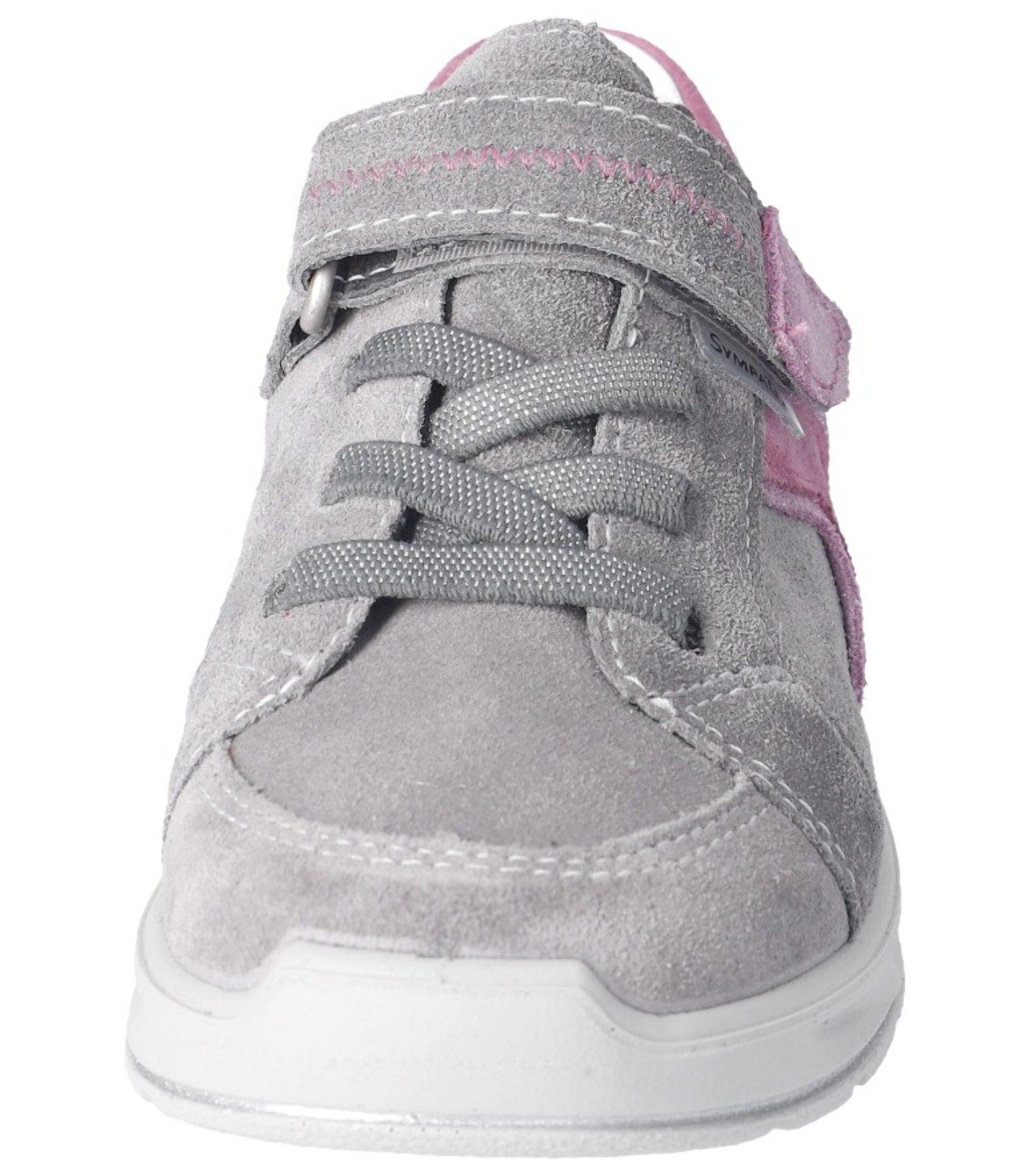 Ricosta Sneaker Grau Leder Pink Sneaker